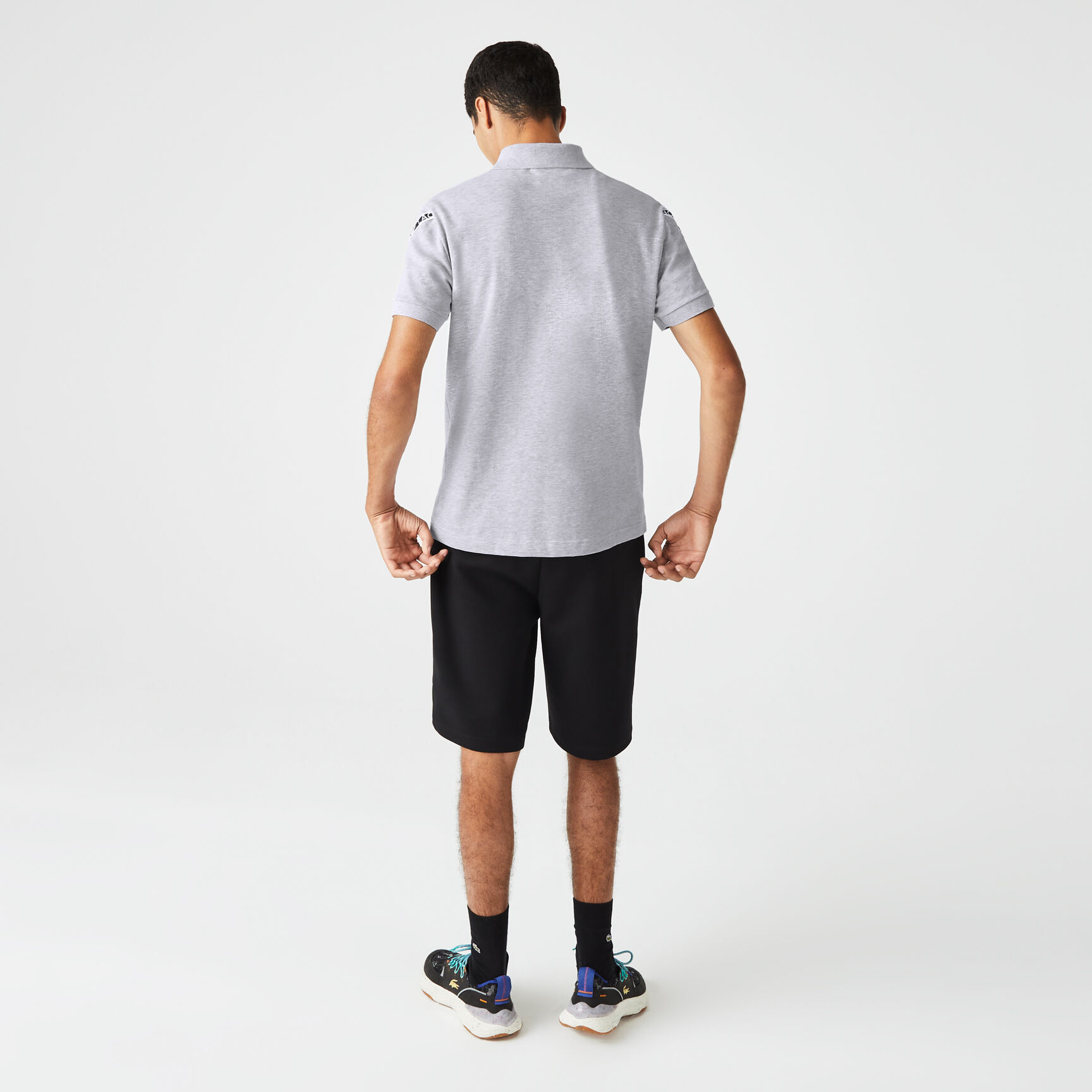 تيشيرت بولو لاكوست بيكيه ميني مطاطي بقصة عادية للرجال تيشيرت بولو لاكوست بيكيه ميني مطاطي بقصة عادية للرجال