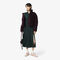 Pleated Fluid Jersey Polo Collar Dress lacoste pleated fluid jersey polo collar dress