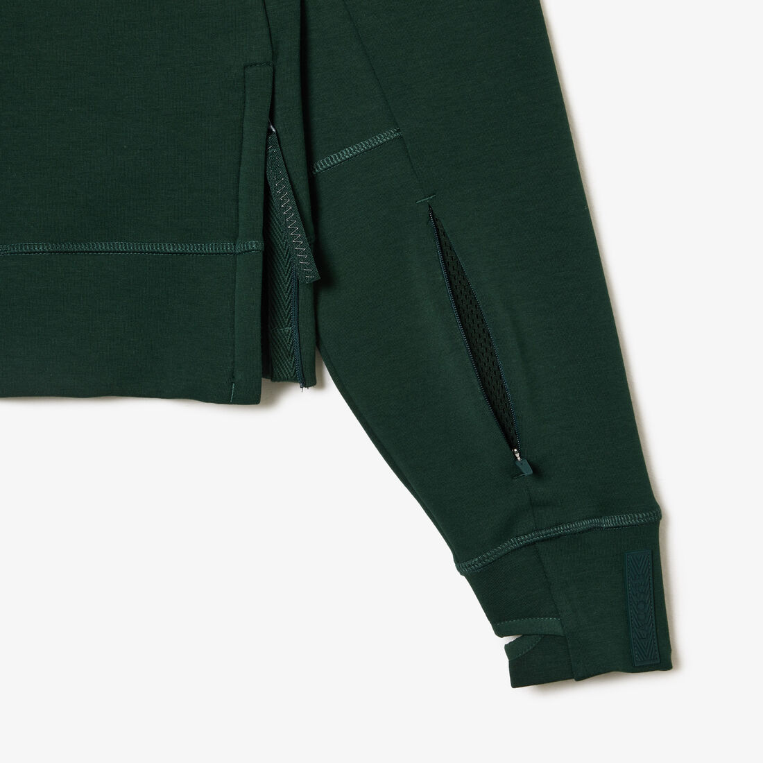هودي قطني قصير Women's Lacoste Hooded Jogger Sweatshirt - SF0281-00-YZP
