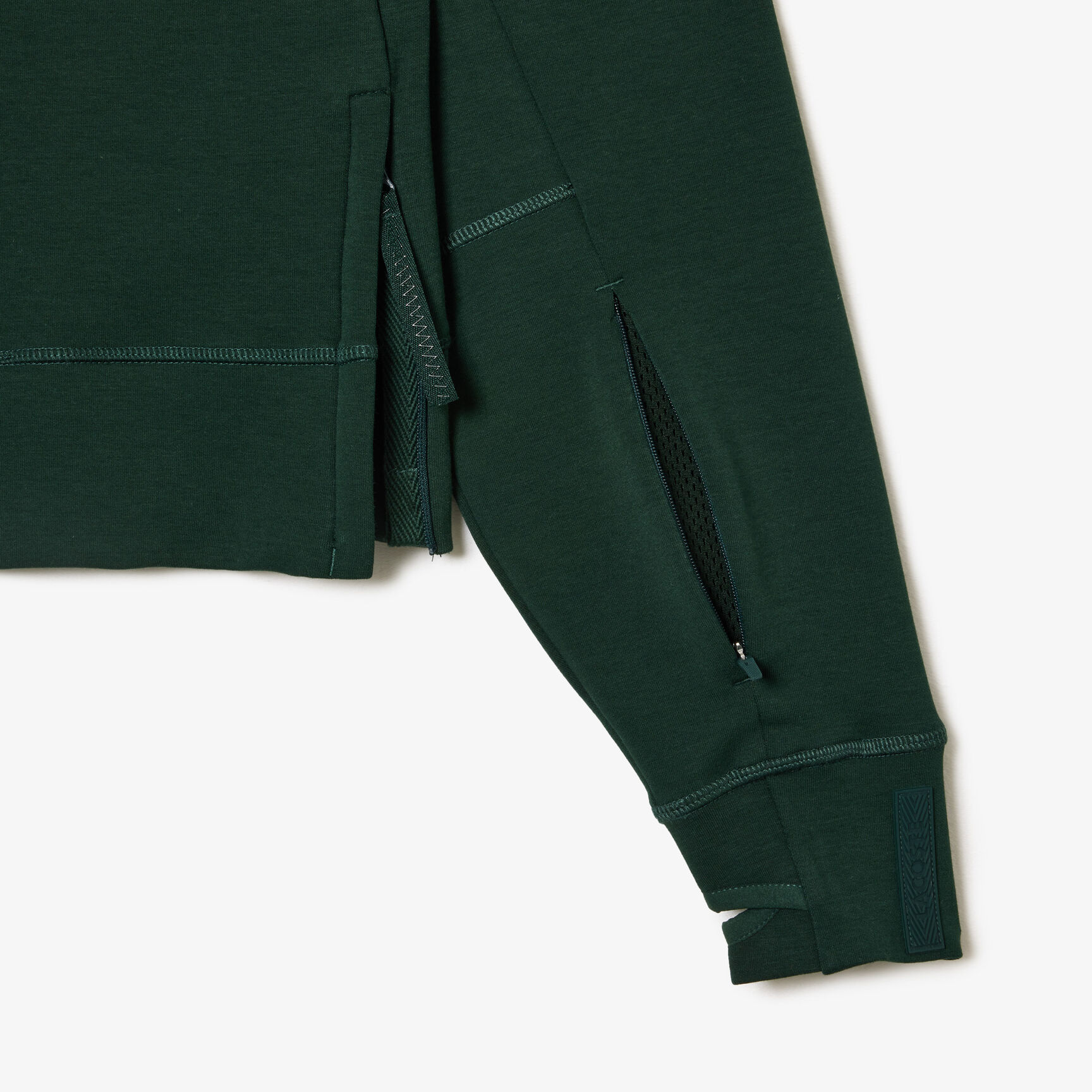 هودي قطني قصير Women's Lacoste Hooded Jogger Sweatshirt - SF0281-00-YZP