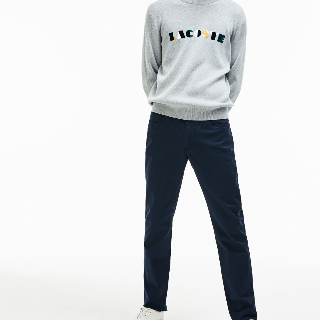 بنطال من القطن المرن بقصة ضيقة 5 جيوب للرجال بنطال من القطن المرن بقصة ضيقة 5 جيوب للرجال