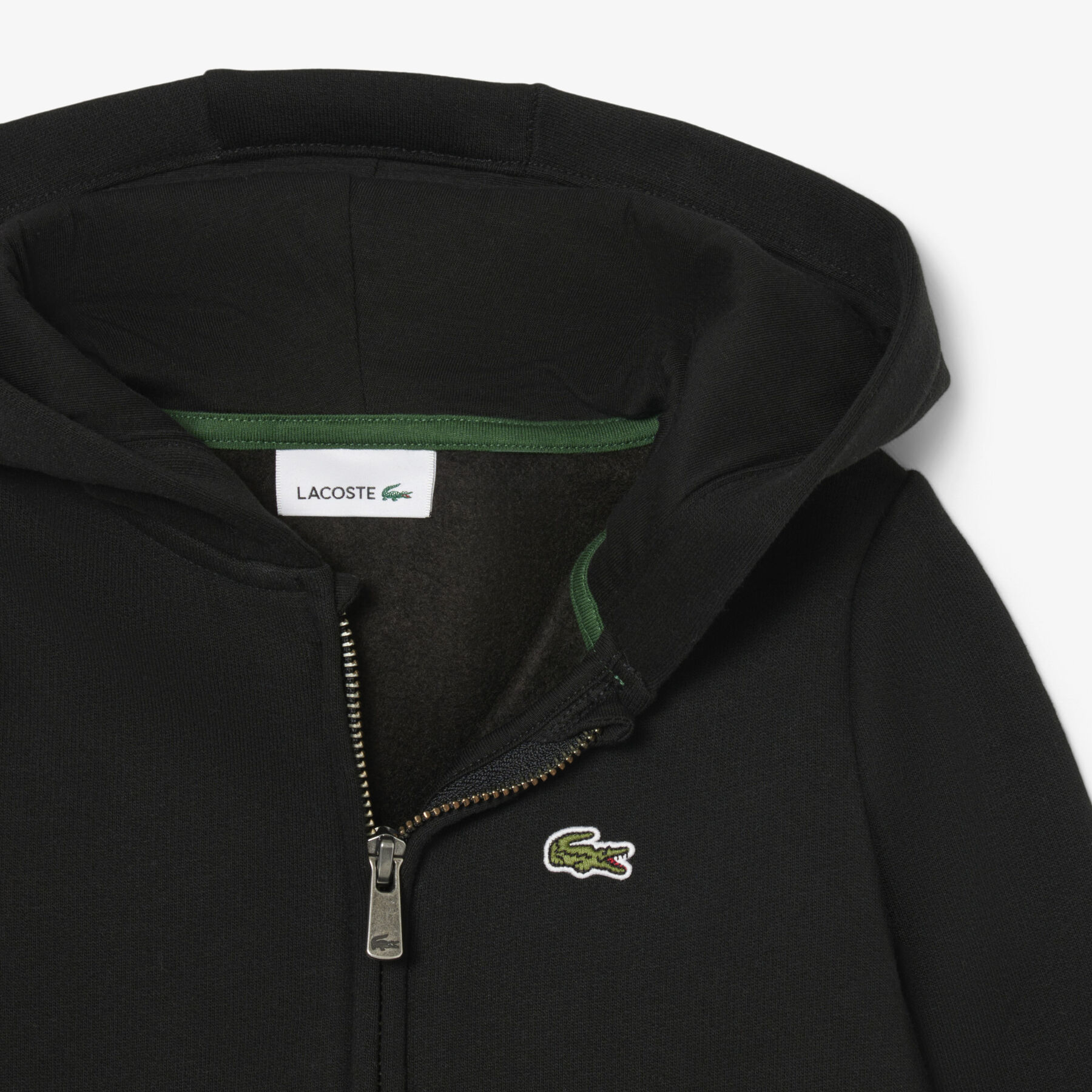 سترة بغطاء رأس من الصوف للجنسين بسحاب Unisex Fleece Zip-Up Hoodie - SJ0932-00-031