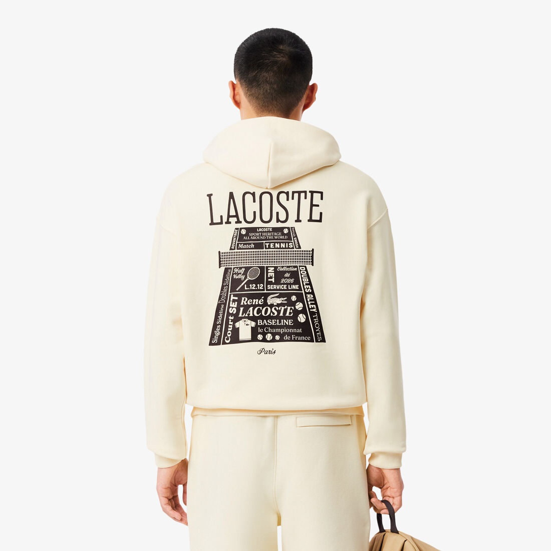 هودي مطبوع بقصة فضفاضة Loose Fit Printed Hoodie - SH0518-00-S7G