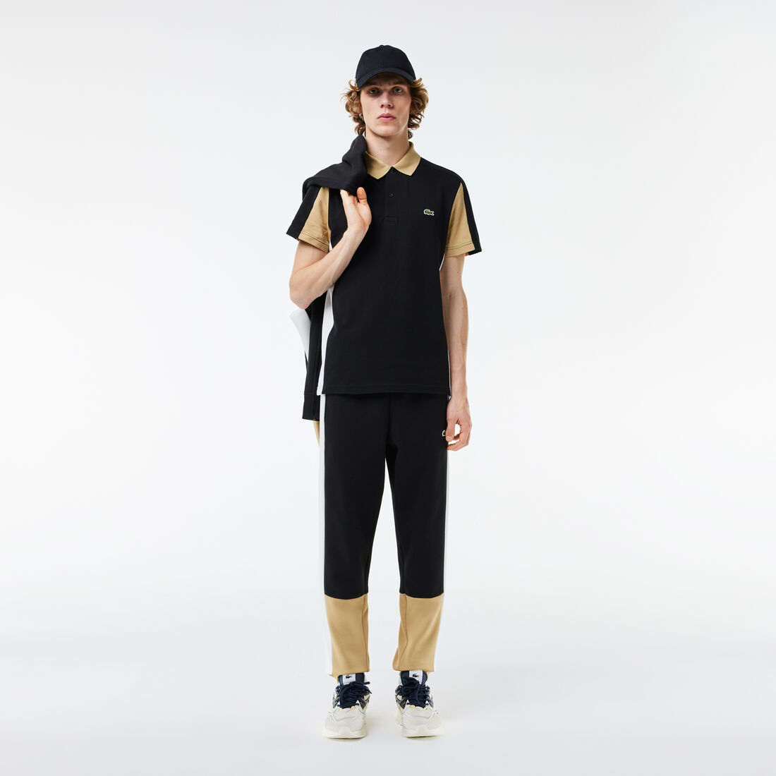 Cotton Pique Colourblock Polo Shirt Cotton Pique Colourblock Polo Shirt - PH1302-00-IKH