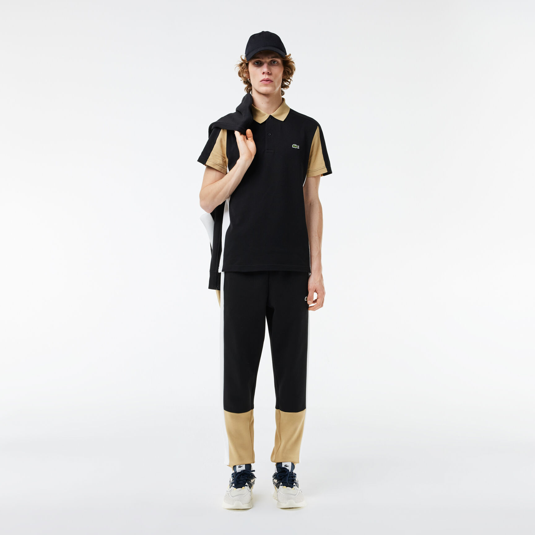 Cotton Pique Colourblock Polo Shirt Cotton Pique Colourblock Polo Shirt - PH1302-00-IKH