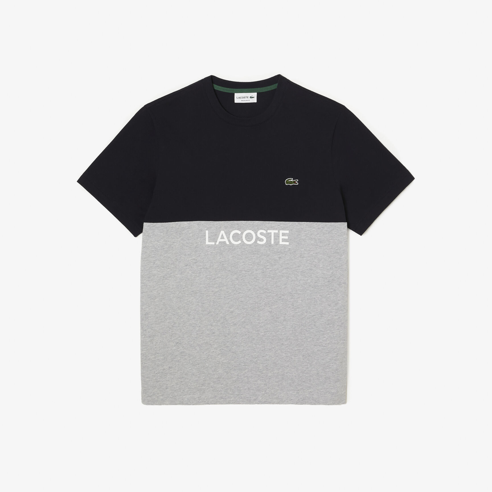 تيشيرت لاكوست مقسم بألوان قطن جيرسيه بقصة عادية للرجال تيشيرت لاكوست مقسم بألوان قطن جيرسيه بقصة عادية للرجال