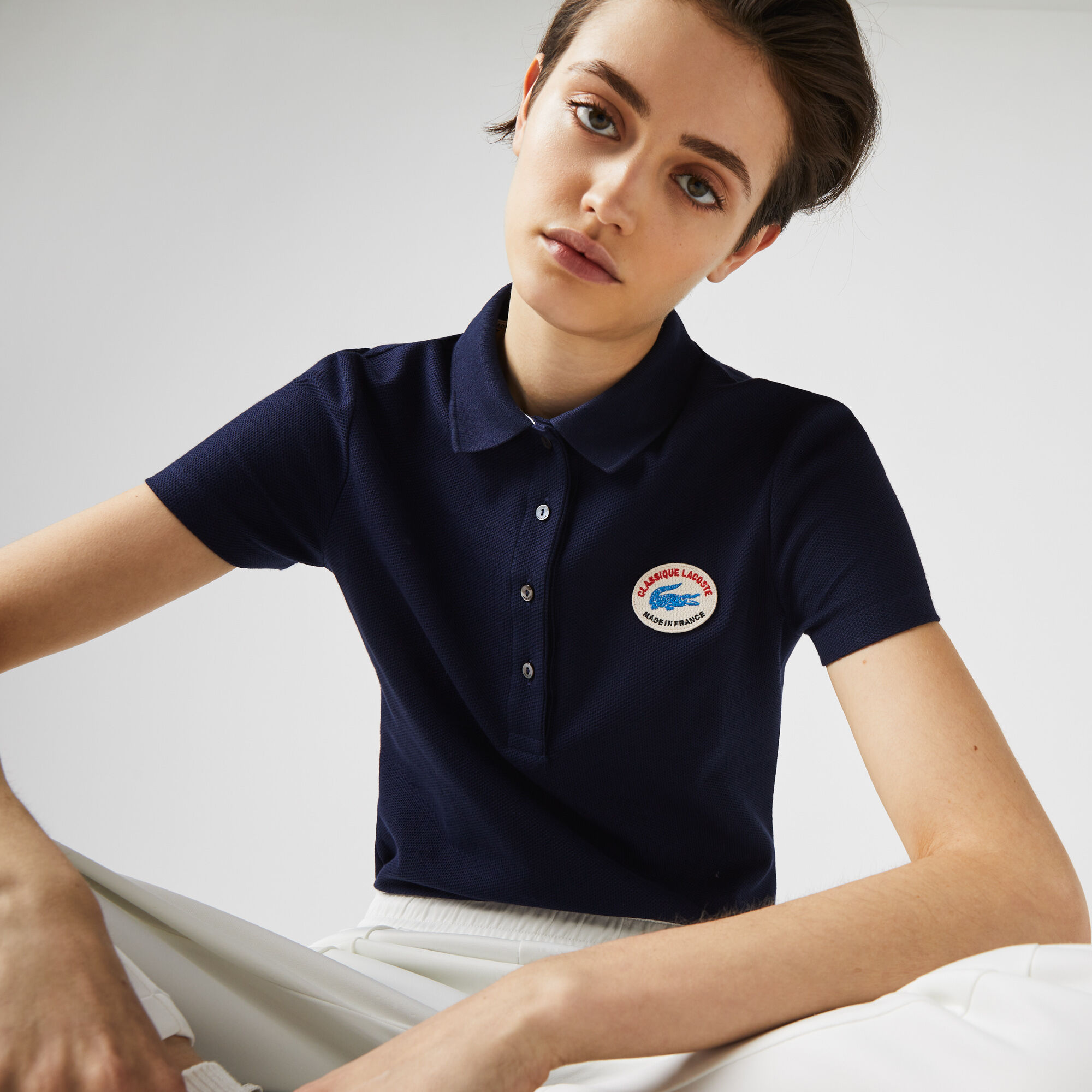 Lacoste Live Boxy Fit Deux-Ply Women's Polo Jersey 