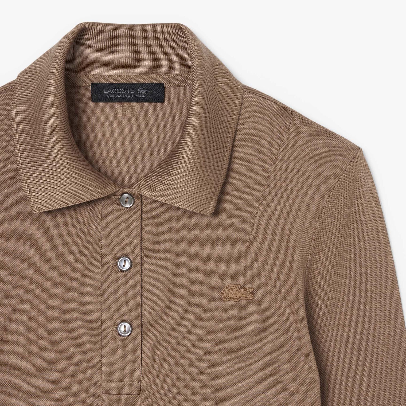 Runway Slim Fit Long Silk Sleeved Polo Shirt - PF3054-00-52I