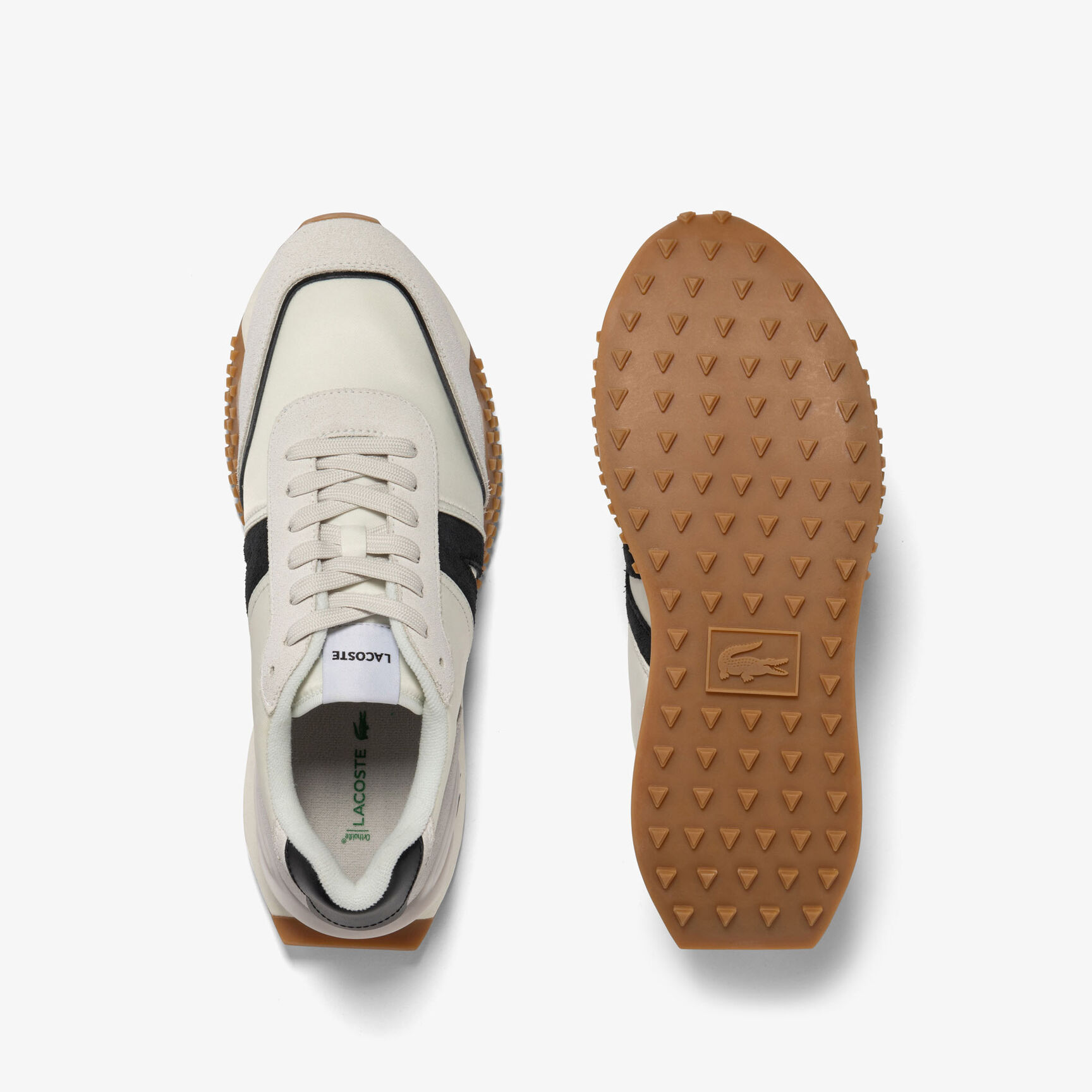 سنيكرز لاكوست ال-سبين ديلوكس جلد للرجال Men's Lacoste L-Spin Deluxe Leather Trainers - 45SMA0020-147