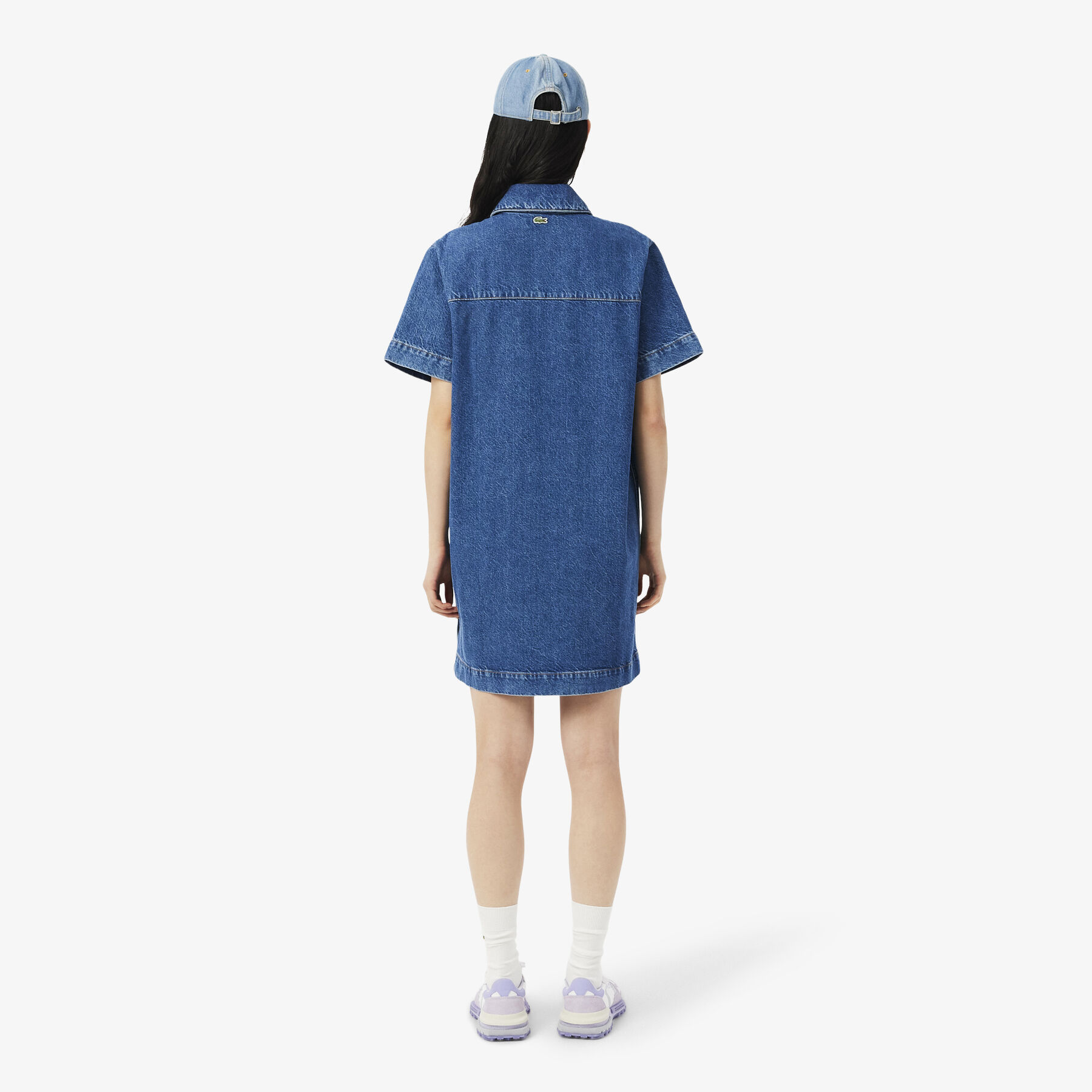 Oversized Cotton Denim Dress - EF5506-00-36L