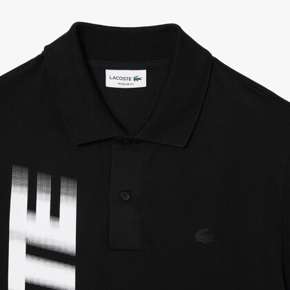 Regular Fit Lacoste Movement Printed Polo Shirt Regular Fit Lacoste Movement Printed Polo Shirt
