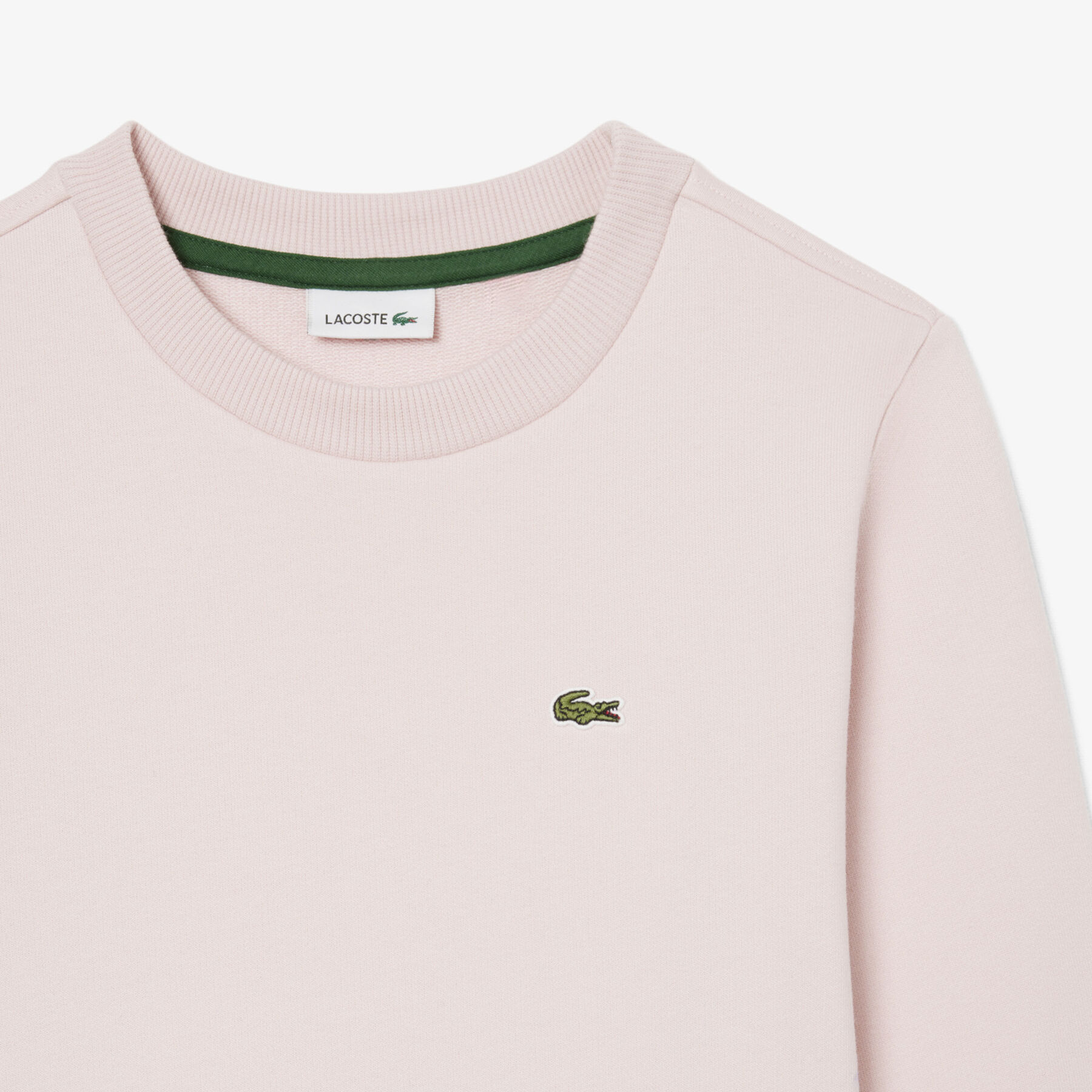 lacoste long sleeved fleece dress