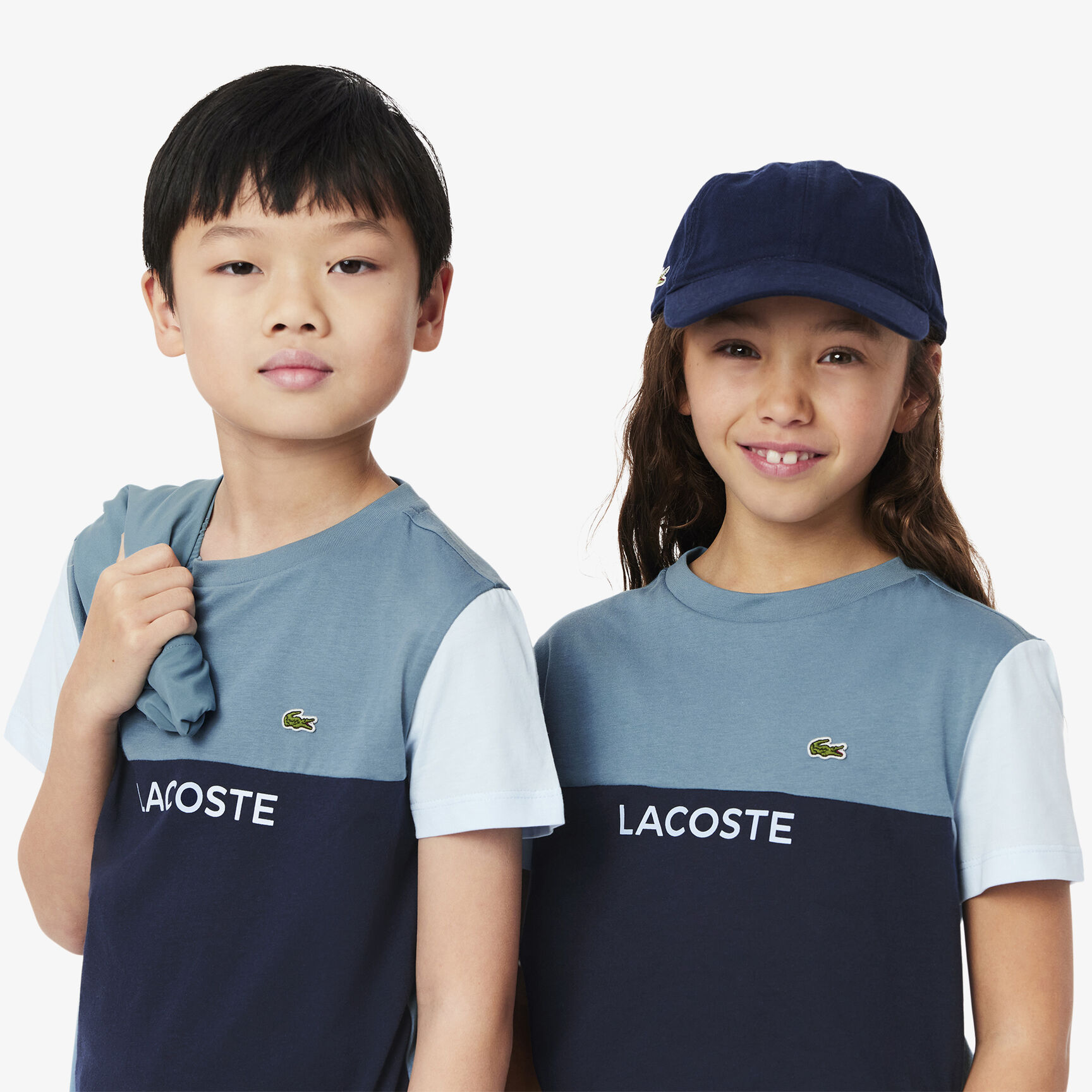 Cotton Colour-Block T-shirt - TJ8440-00-HJI