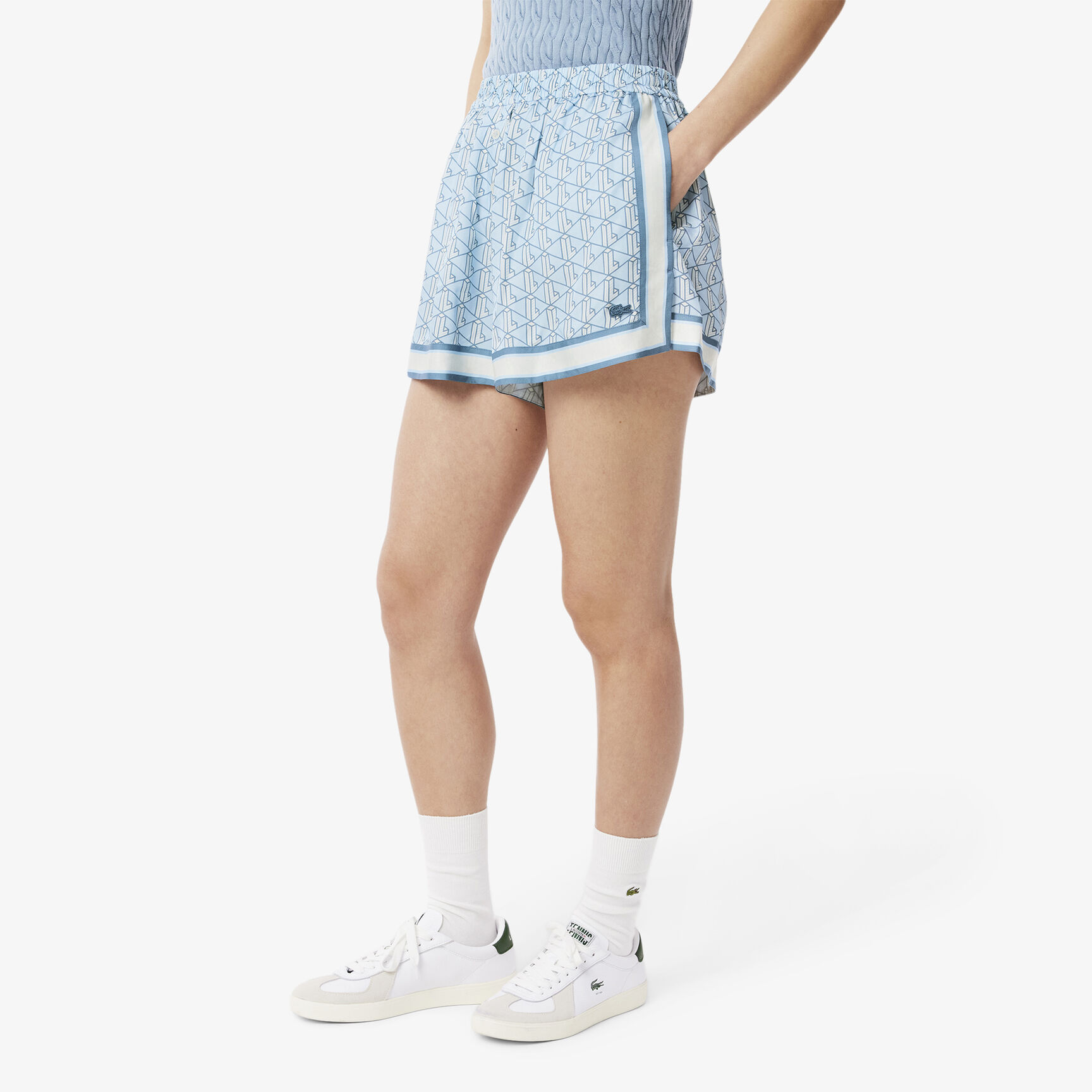 Fluid Monogram Print Shorts - FF0464-00-EIB