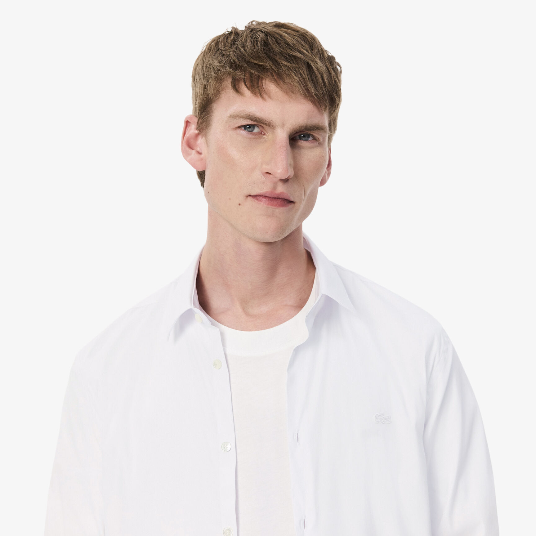 Slim Fit Stretch Poplin Shirt - CH5253-00-001