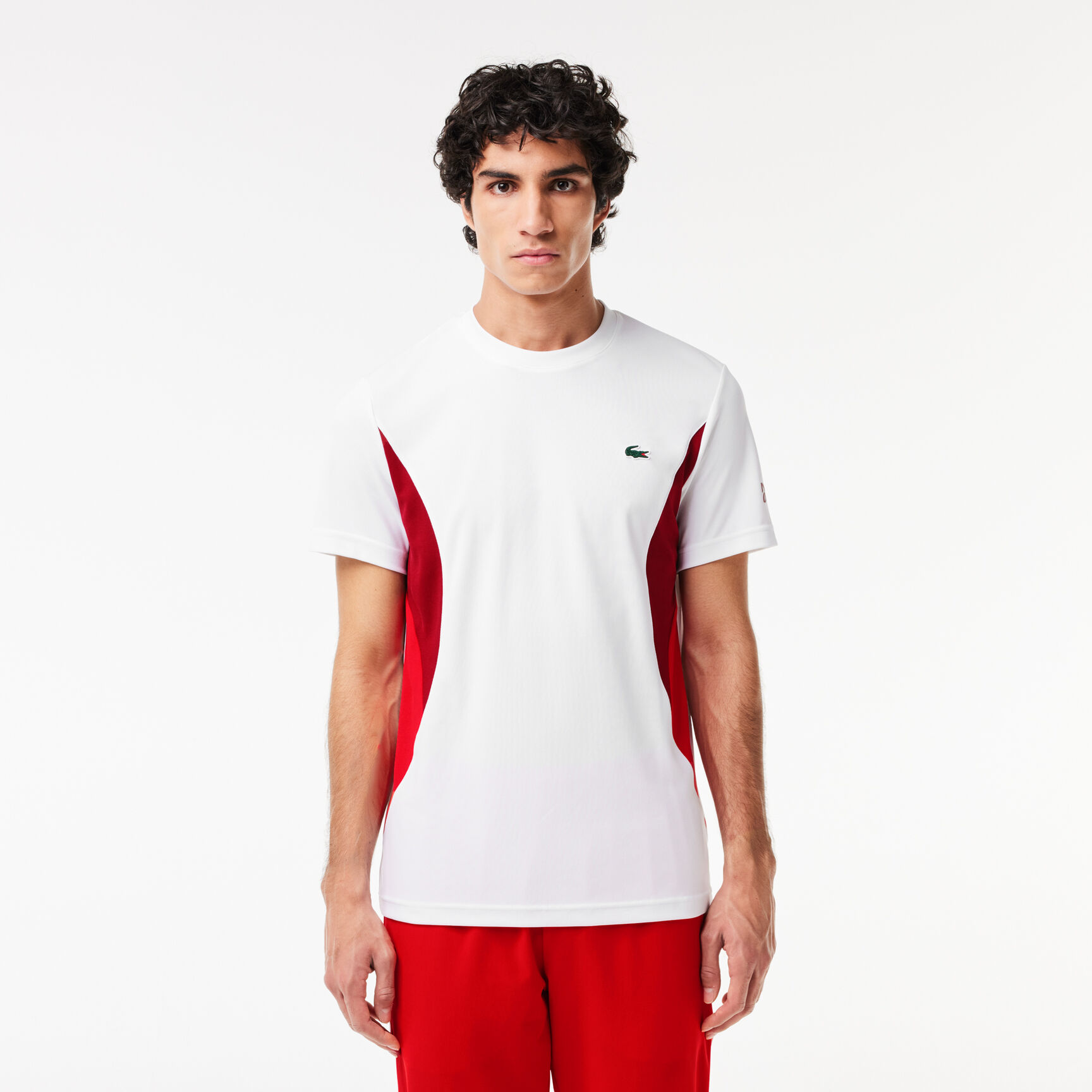 تيشيرت لاكوست للتنس x نوفاك ديوكوفيتش Lacoste Tennis x Novak Djokovic T-shirt - TH7539-00-001