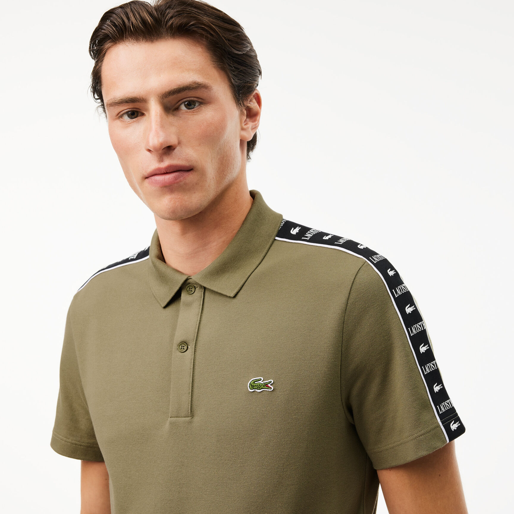Contrast Stripe Pique Polo Shirt - PH7398-00-BMY
