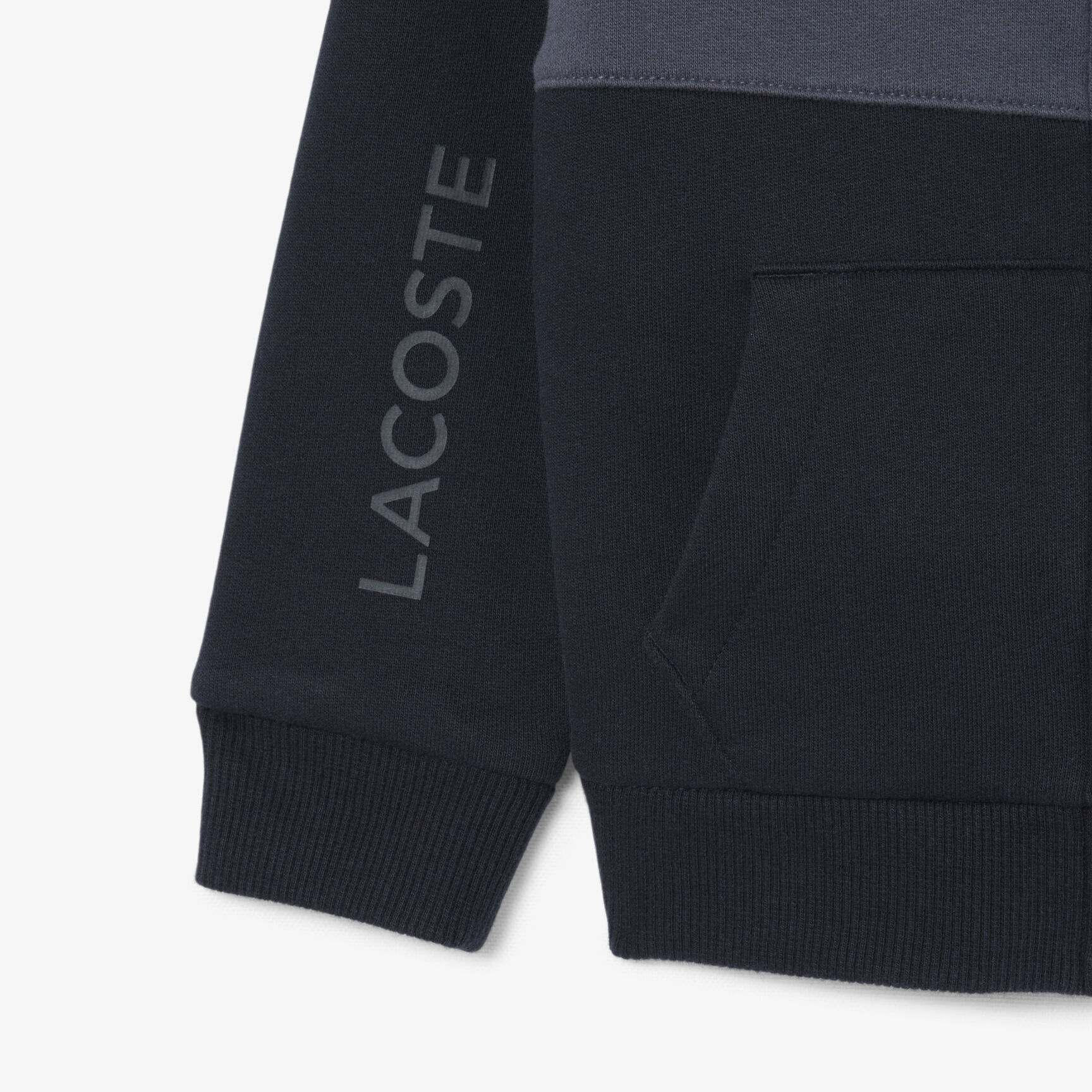 Colorblock Zipped Hoodie - SJ6755-00-350