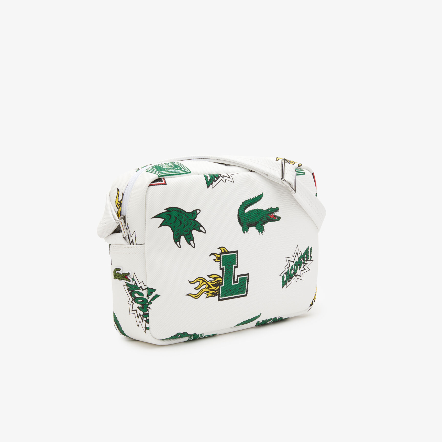 حقيبة كروس لاكوست بنقشة رسوم متحركة من تشكيلة موسم الأعياد للجنسين حقيبة كروس لاكوست بنقشة رسوم متحركة من تشكيلة موسم الأعياد للجنسين