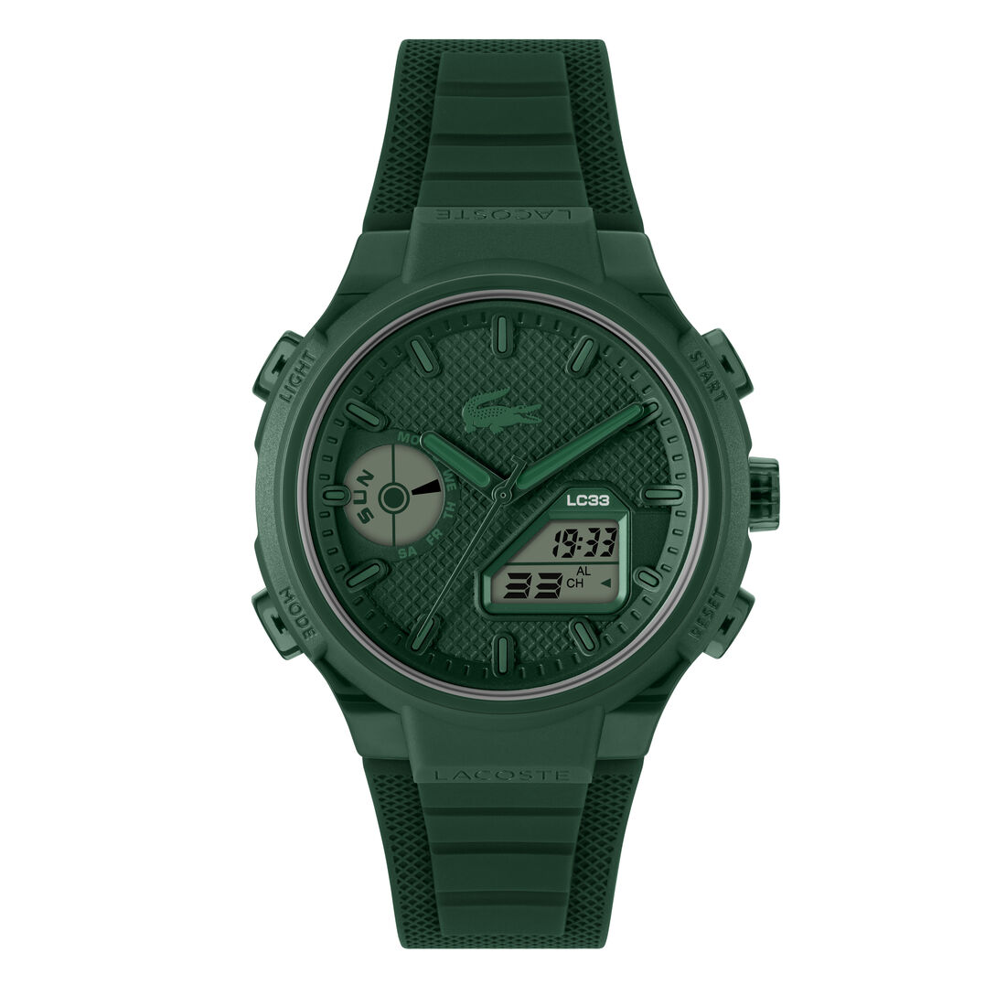 Lacoste Mens Green Dial Watch - 2011449-GRE