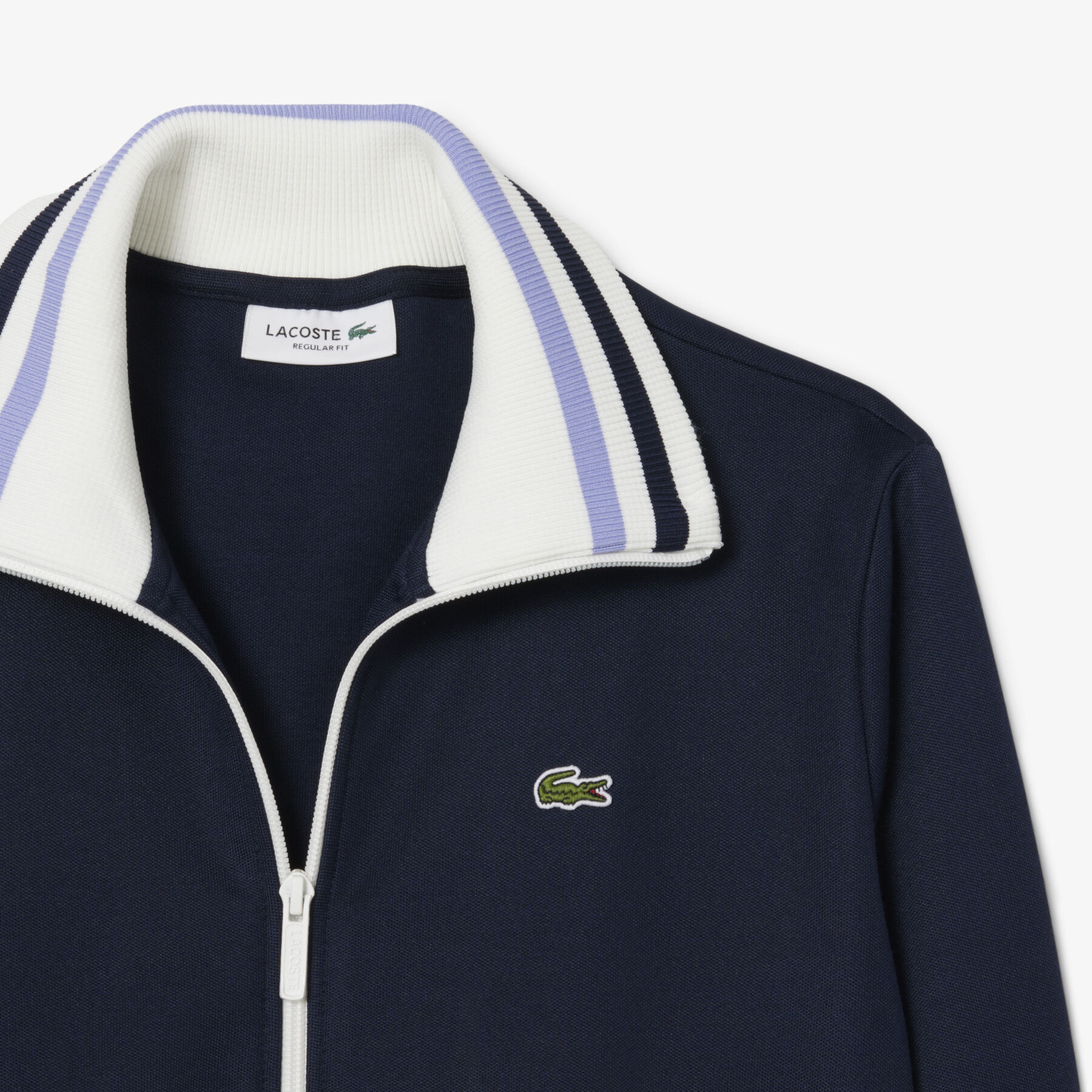 Zipped Stripe Accent Sweatshirt Zipped Stripe Accent Sweatshirt - SF5252-00-166