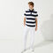 Men’s Lacoste SPORT Striped Breathable Stretch Golf Polo Shirt men s lacoste sport striped breathable stretch golf polo shirt