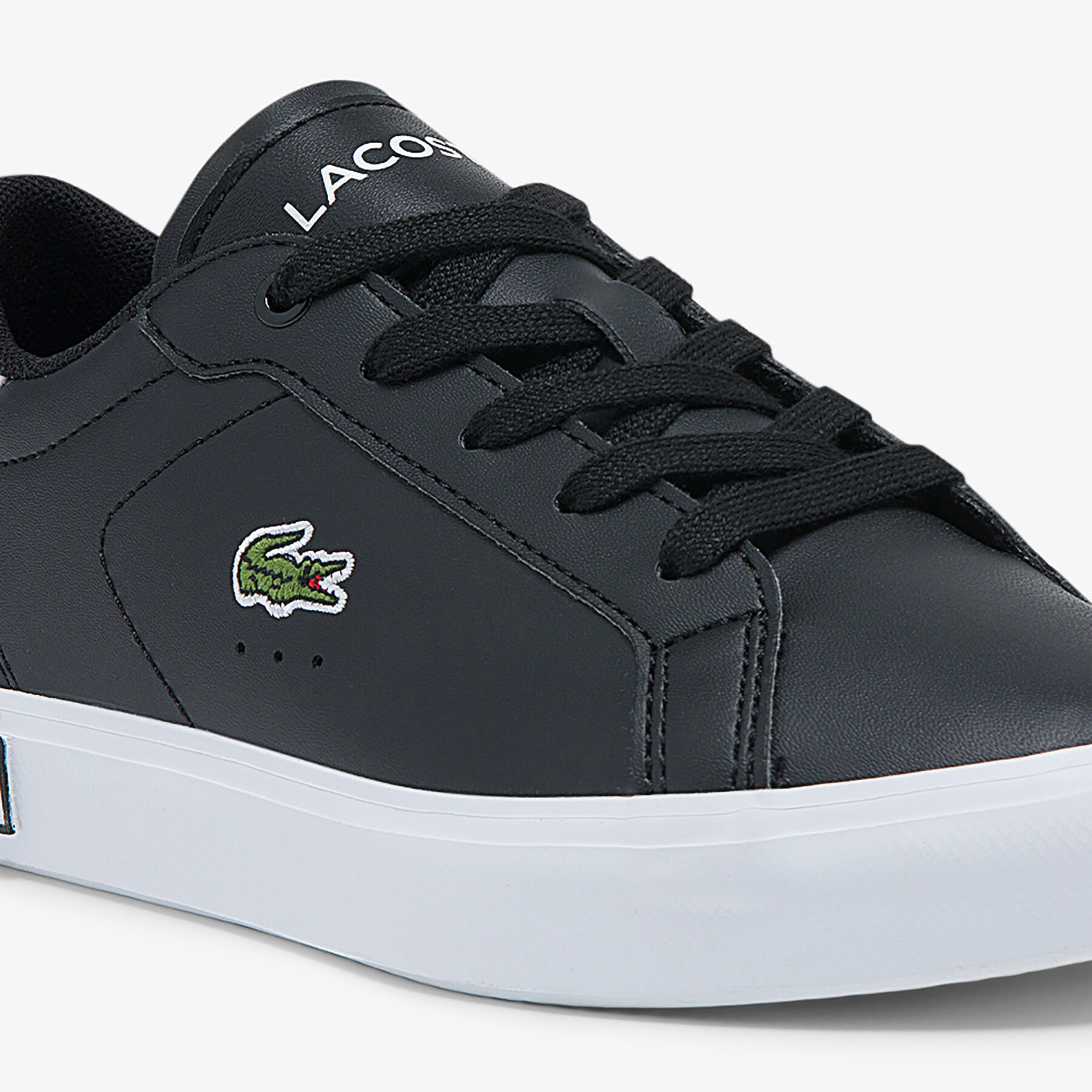 Children's Powercourt Synthetic Trainers lacoste children s powercourt synthetic trainers