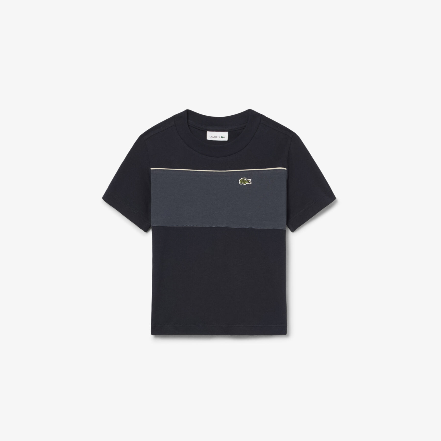 Cotton Colour-Block T-shirt - TJ6918-00-350