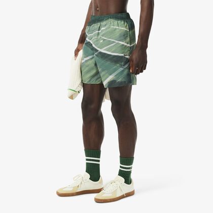 Mid Length Quick-dry Swim Trunks