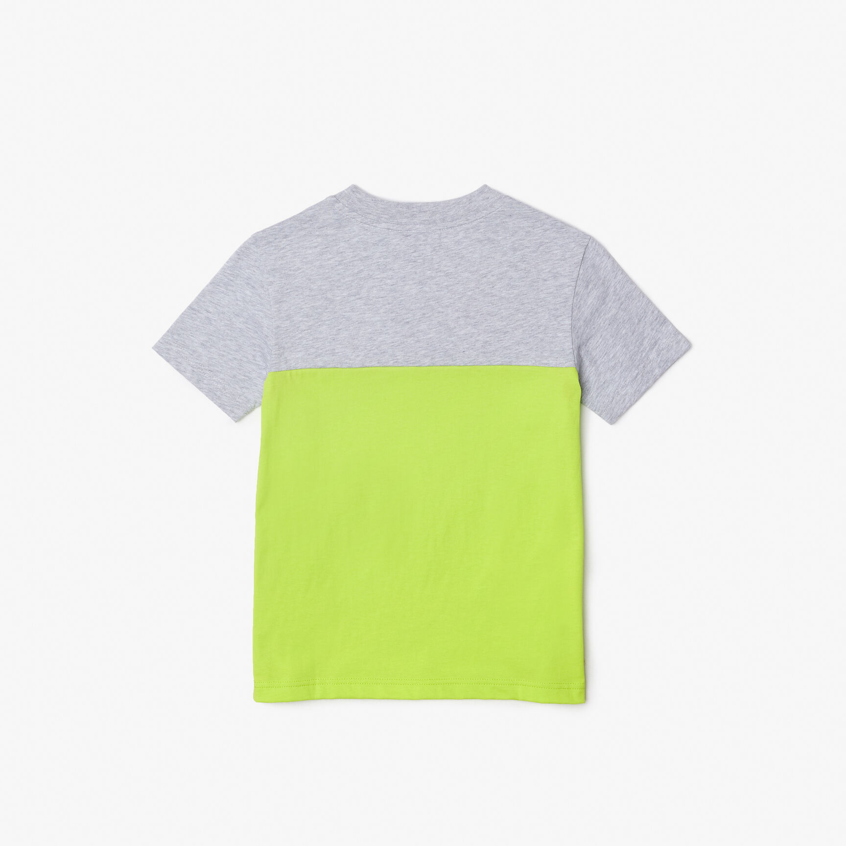 تيشيرت لاكوست مقسم بألوان قطن جيرسيه عضوي للأطفال