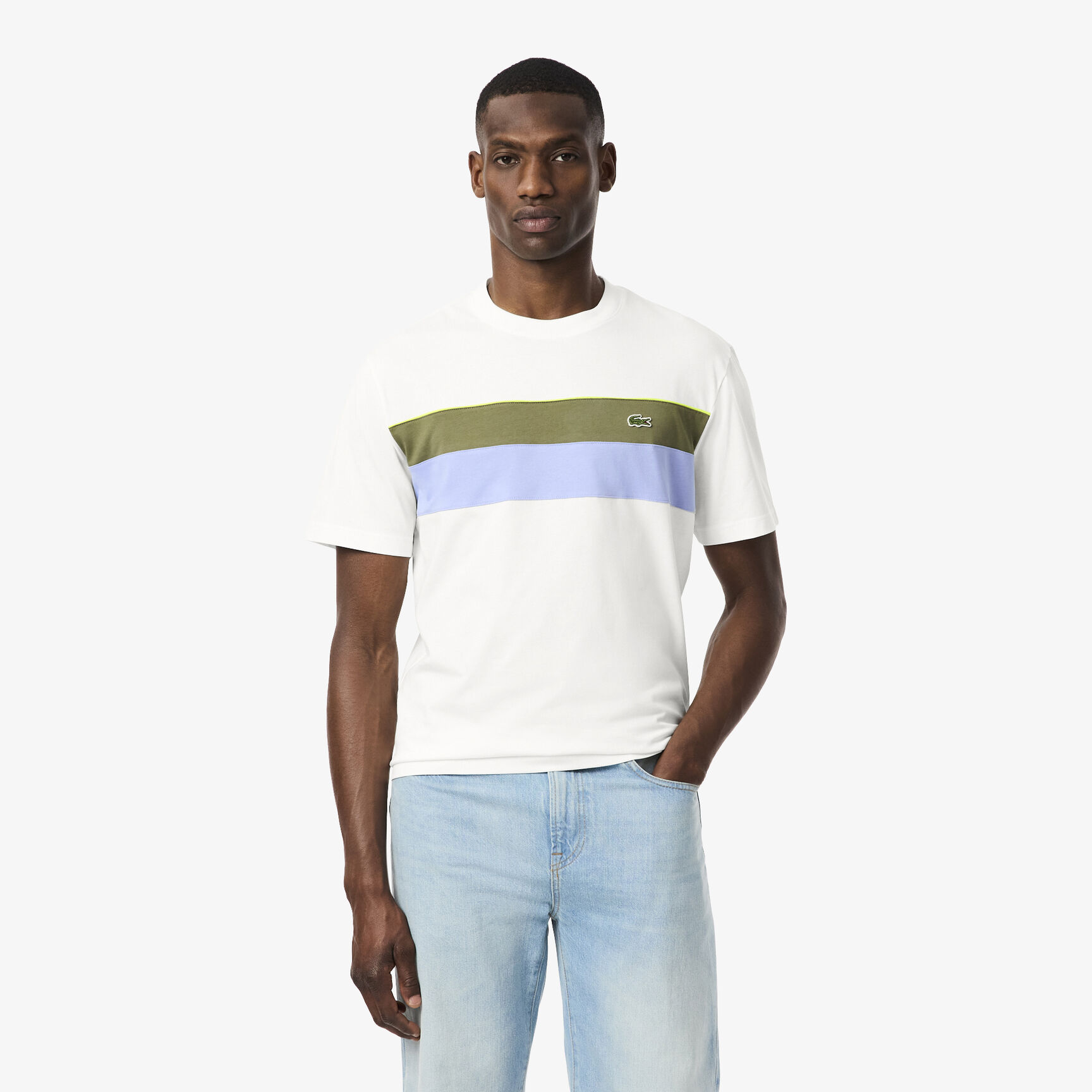 Jersey Colour-Block T-shirt - TH5890-00-9IV