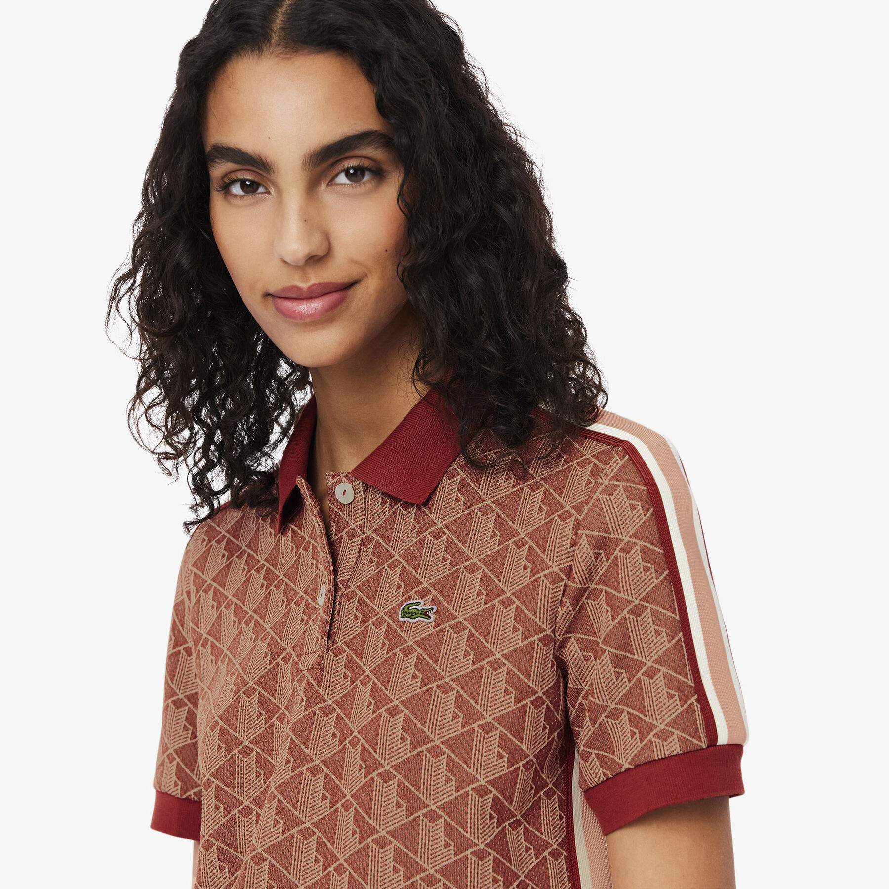Slim Fit Monogram Jacquard Polo Shirt lacoste slim fit monogram jacquard polo shirt