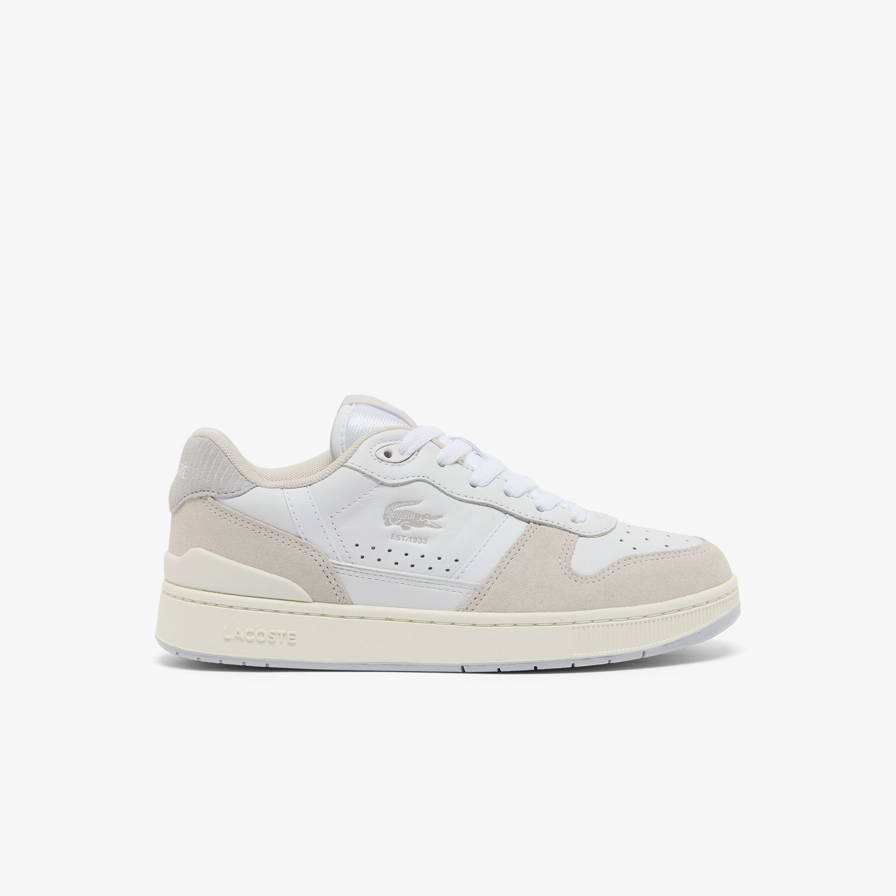 lacoste women s t clip set leather sneakers