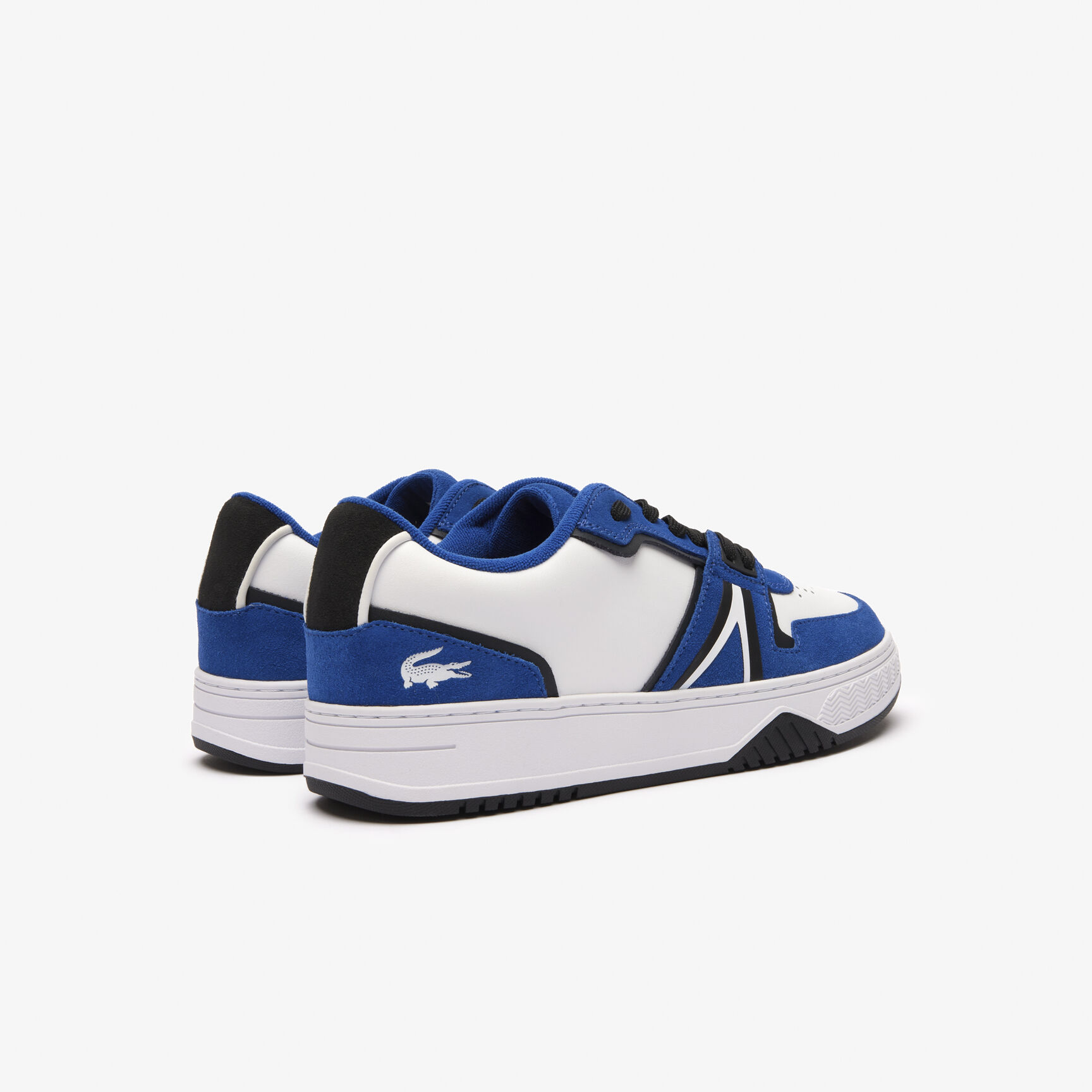 سنيكرز L001 جلد مغلف للرجال Men's L001 Coated Leather Trainers - 46SMA0051-X96