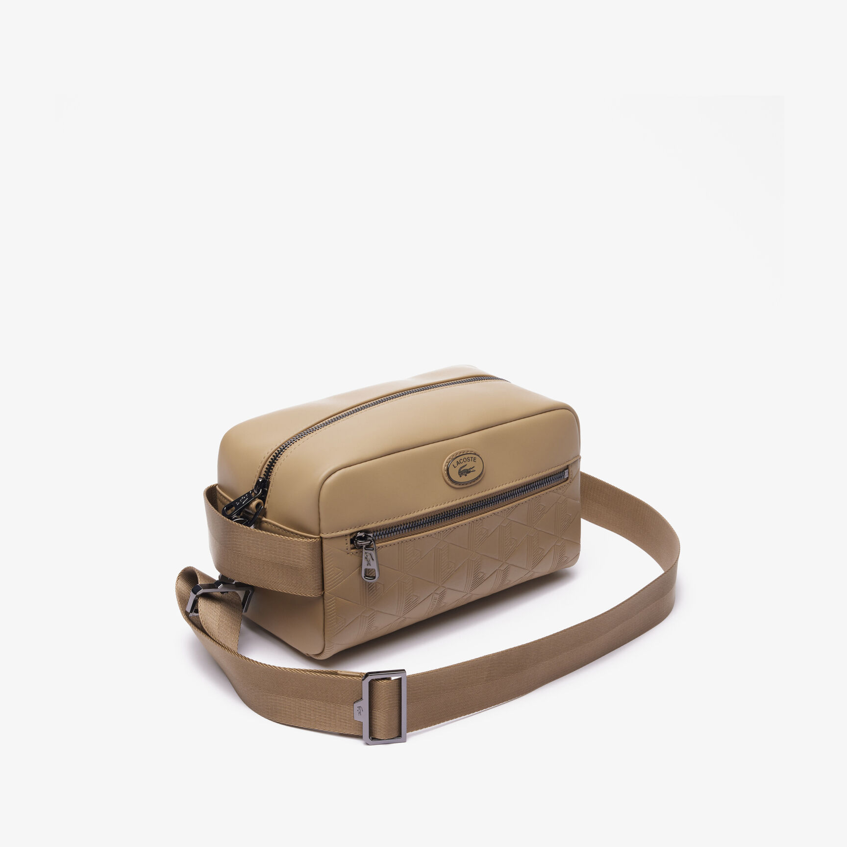 Leather Monogram Print Pouch Purse Leather Monogram Print Pouch Purse - NH4398MR-C87