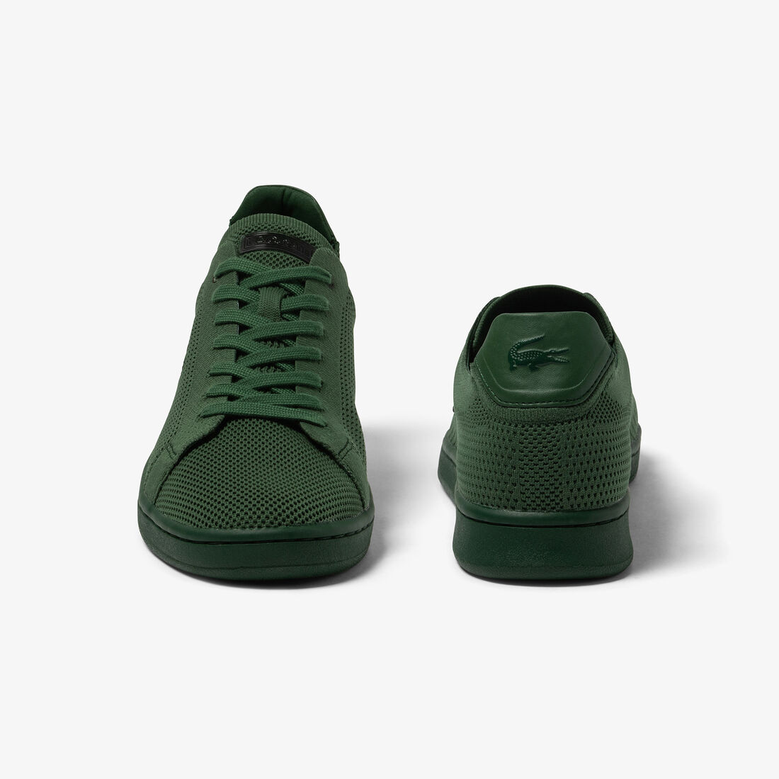 Men's Lacoste Carnaby Piqu&eacute;e Textile Trainers - 45SMA0023-GG2