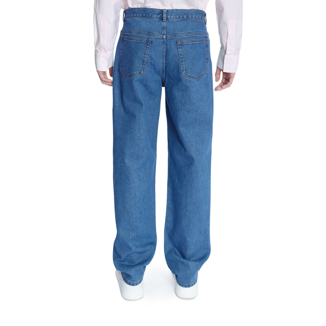 بنطال جينز بخصر منخفض للجنسين مجموعة Lacoste x A.P.C. بنطال جينز بخصر منخفض للجنسين مجموعة Lacoste x A.P.C.