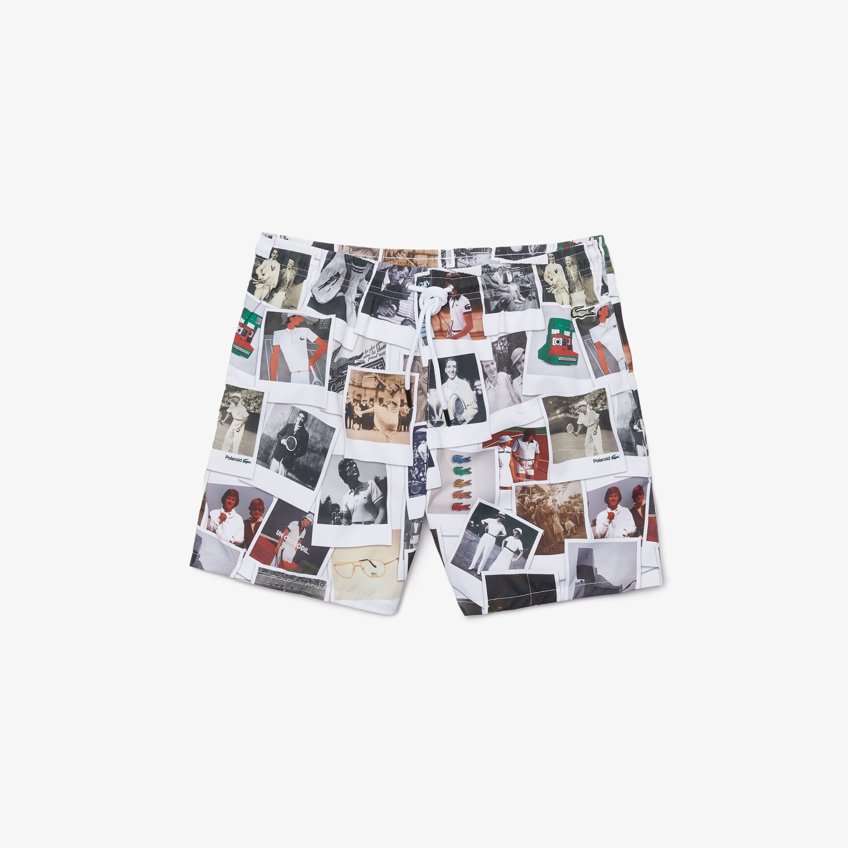 Unisex Lacoste LIVE Polaroid Collaboration Print Swimming Trunks Unisex Lacoste LIVE Polaroid Collaboration Print Swimming Trunks