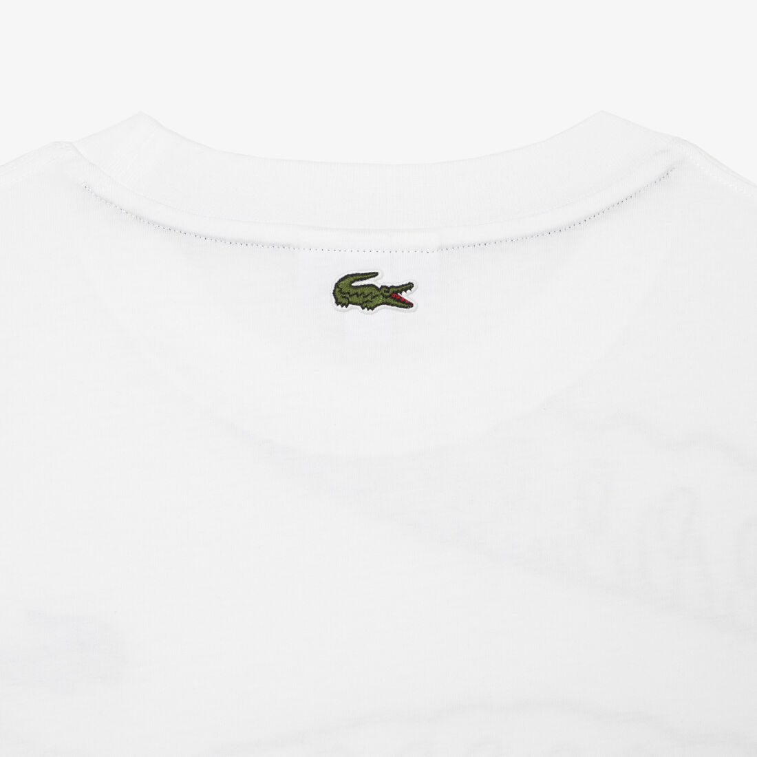 Men's Lacoste Round Neck Loose Fit Crocodile Print T-shirt Men's Lacoste Round Neck Loose Fit Crocodile Print T-shirt - TH5511-00-001