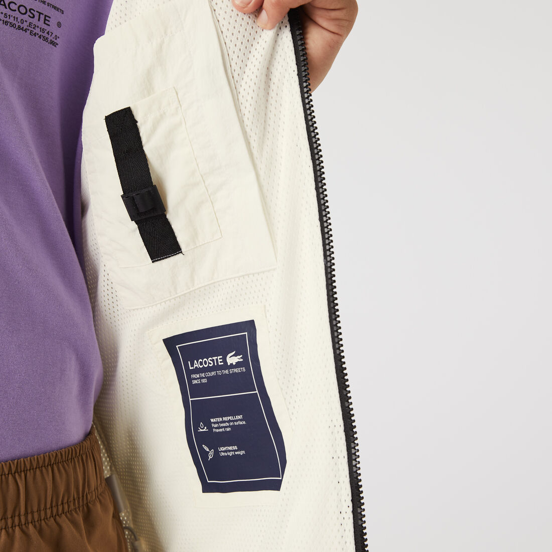 جاكيت لاكوست مقسم لأجزاء للرجال جاكيت لاكوست مقسم لأجزاء للرجال