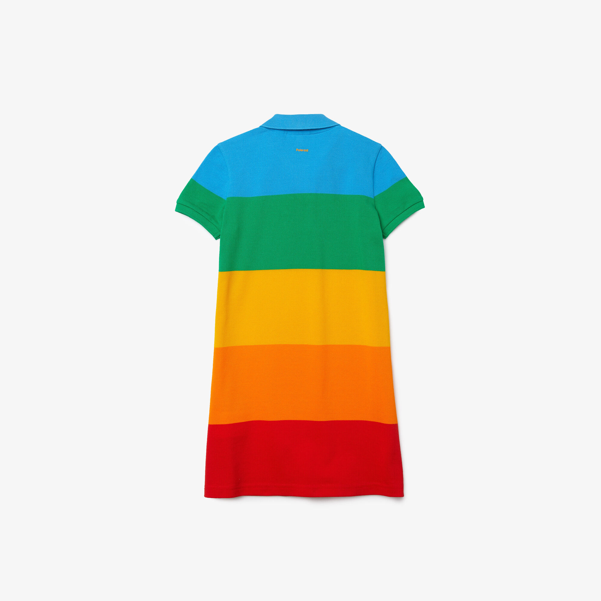 Girls’ Polaroid Collaboration Color Striped Cotton Polo Dress