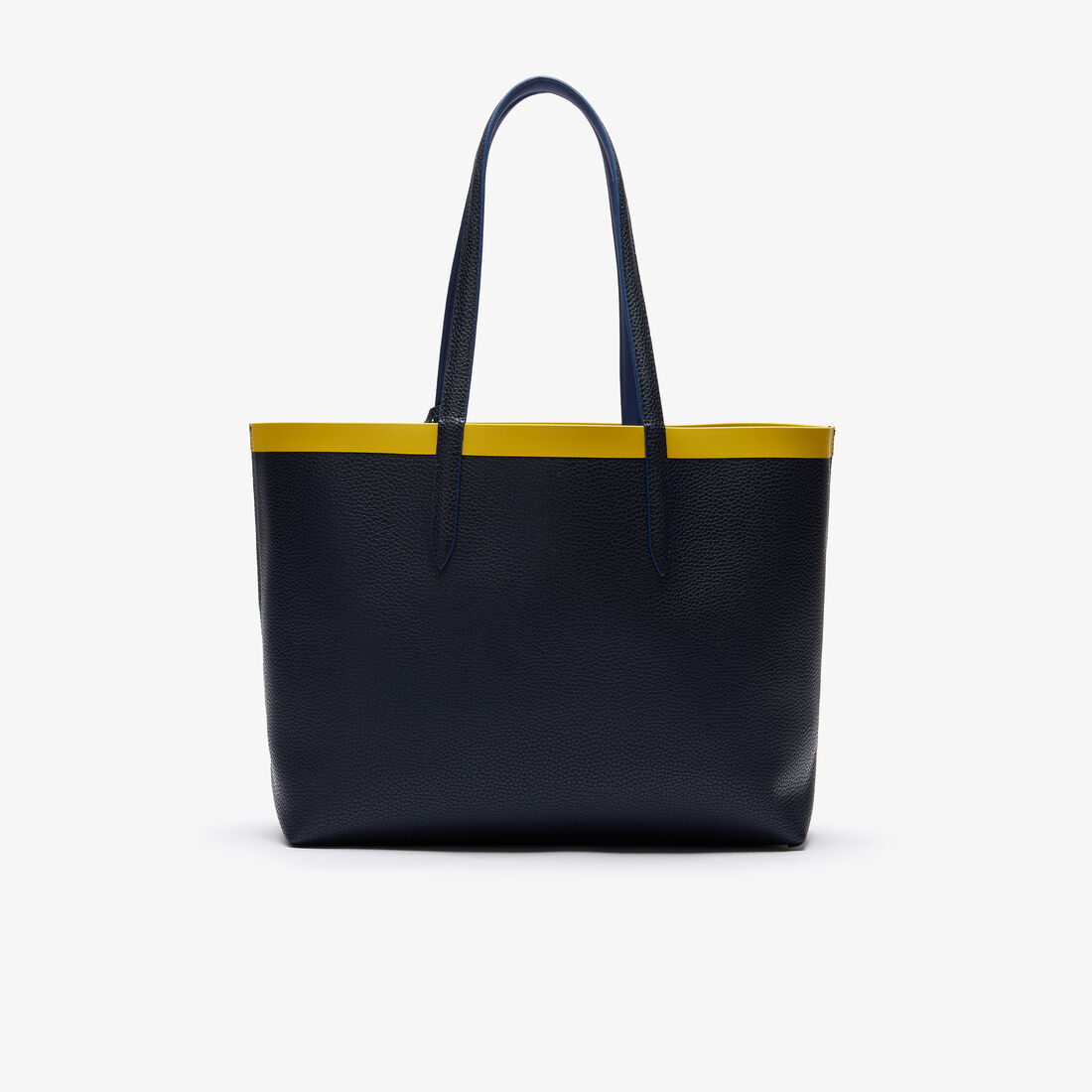 حقيبة توت من القماش المغلف بالبلاستيك يمكن استخدامها على الوجهين مع حزام بلون مختلف مجموعة Anna للنساء حقيبة توت من القماش المغلف بالبلاستيك يمكن استخدامها على الوجهين مع حزام بلون مختلف مجموعة Anna للنساء