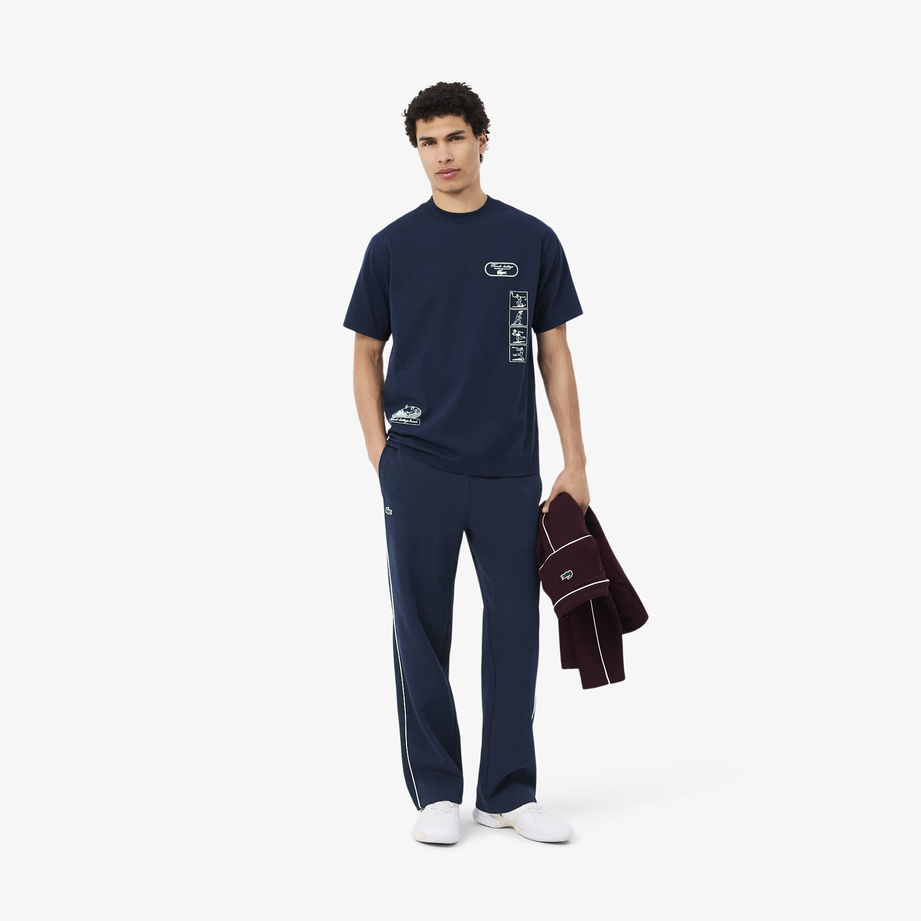 بنطال رياضي بتصميم تراث التنس لاكوست بنطال رياضي بتصميم تراث التنس