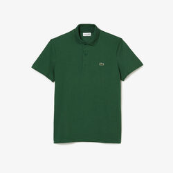 lacoste regular fit cotton polyester polo shirt