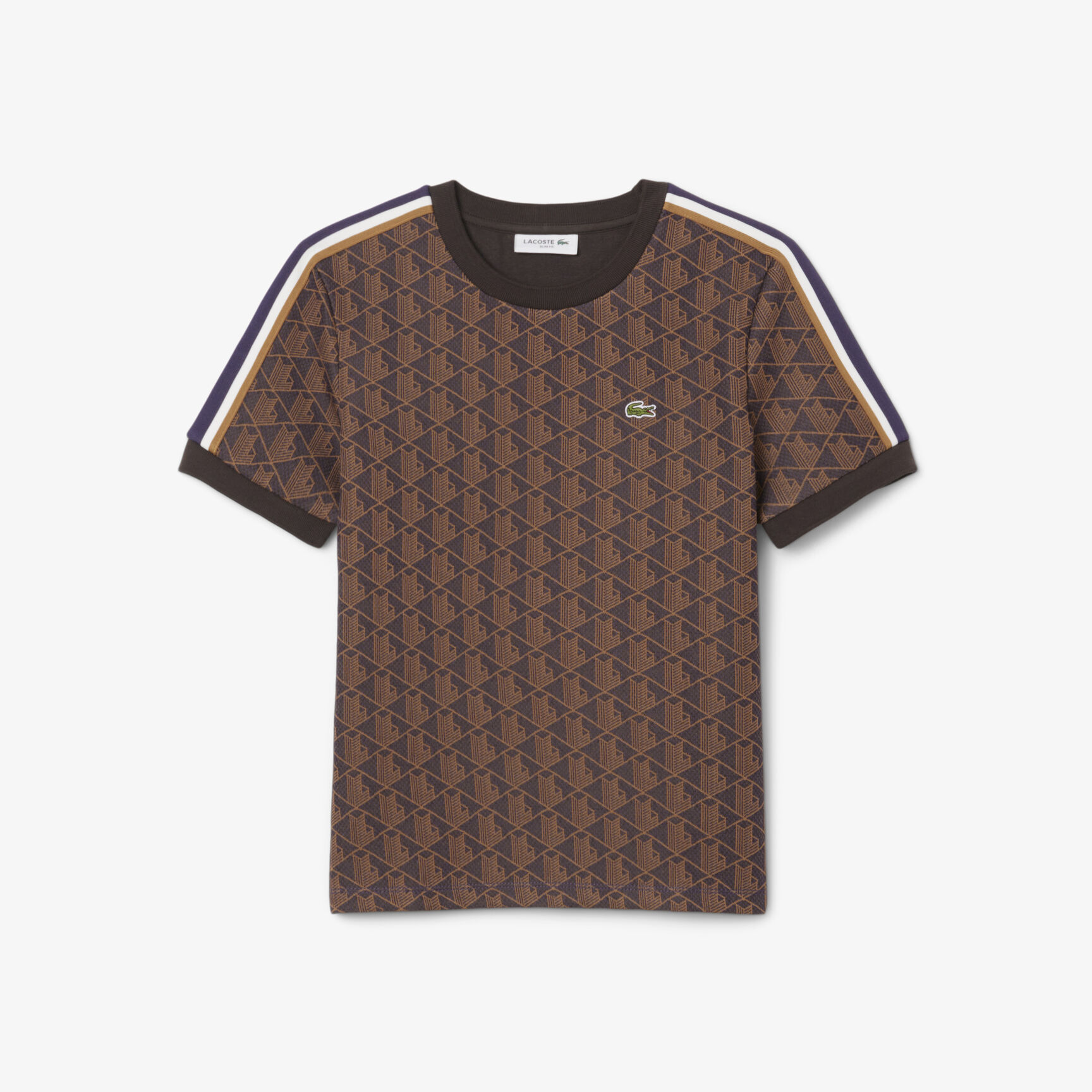 Slim Fit Monogram Jacquard T-shirt Slim Fit Monogram Jacquard T-shirt - TF3244-00-9I4