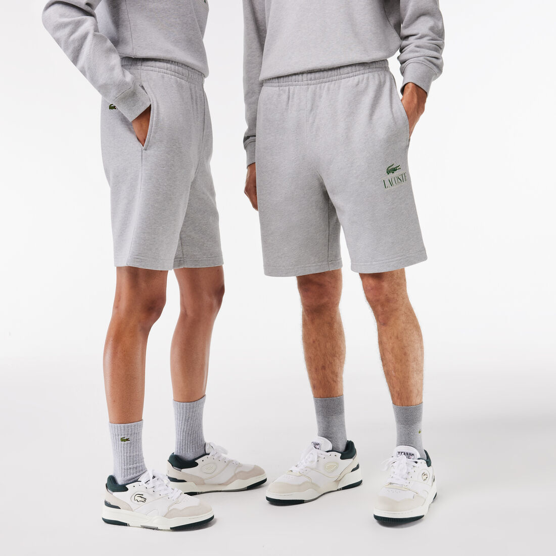 Signature Print Fleece Shorts Lacoste Signature Print Jogger Shorts - GH1220-00-CCA