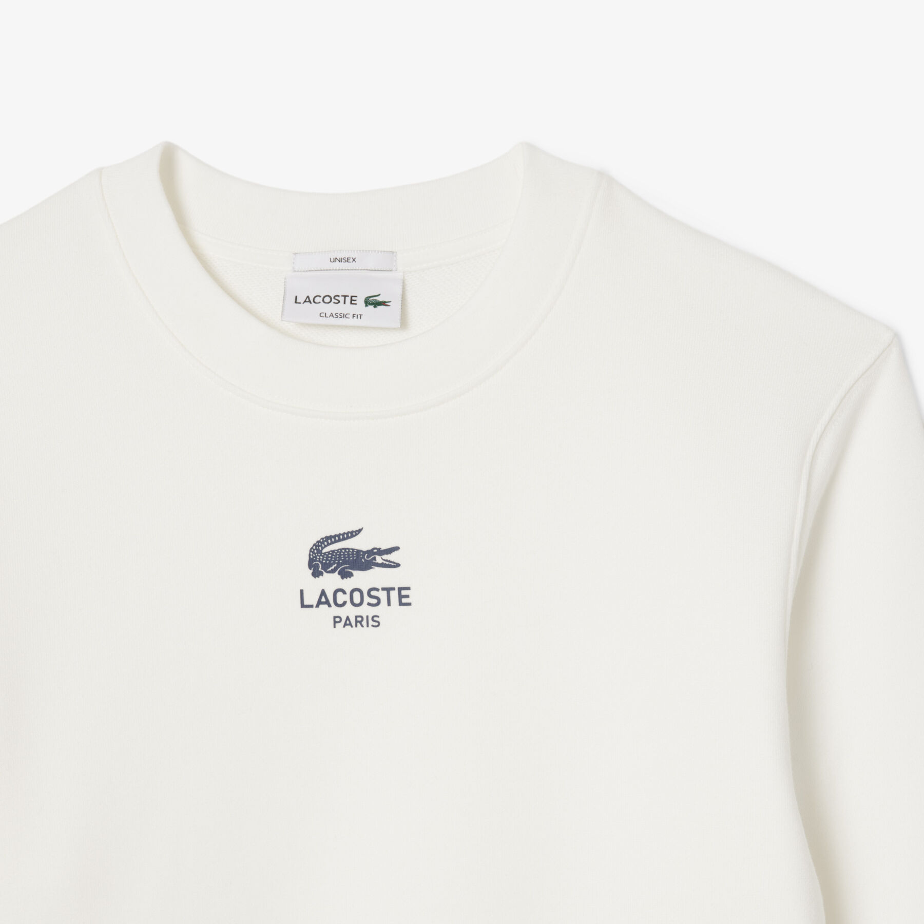 Printed Fleece Sweatshirt lacoste printed fleece sweatshirt