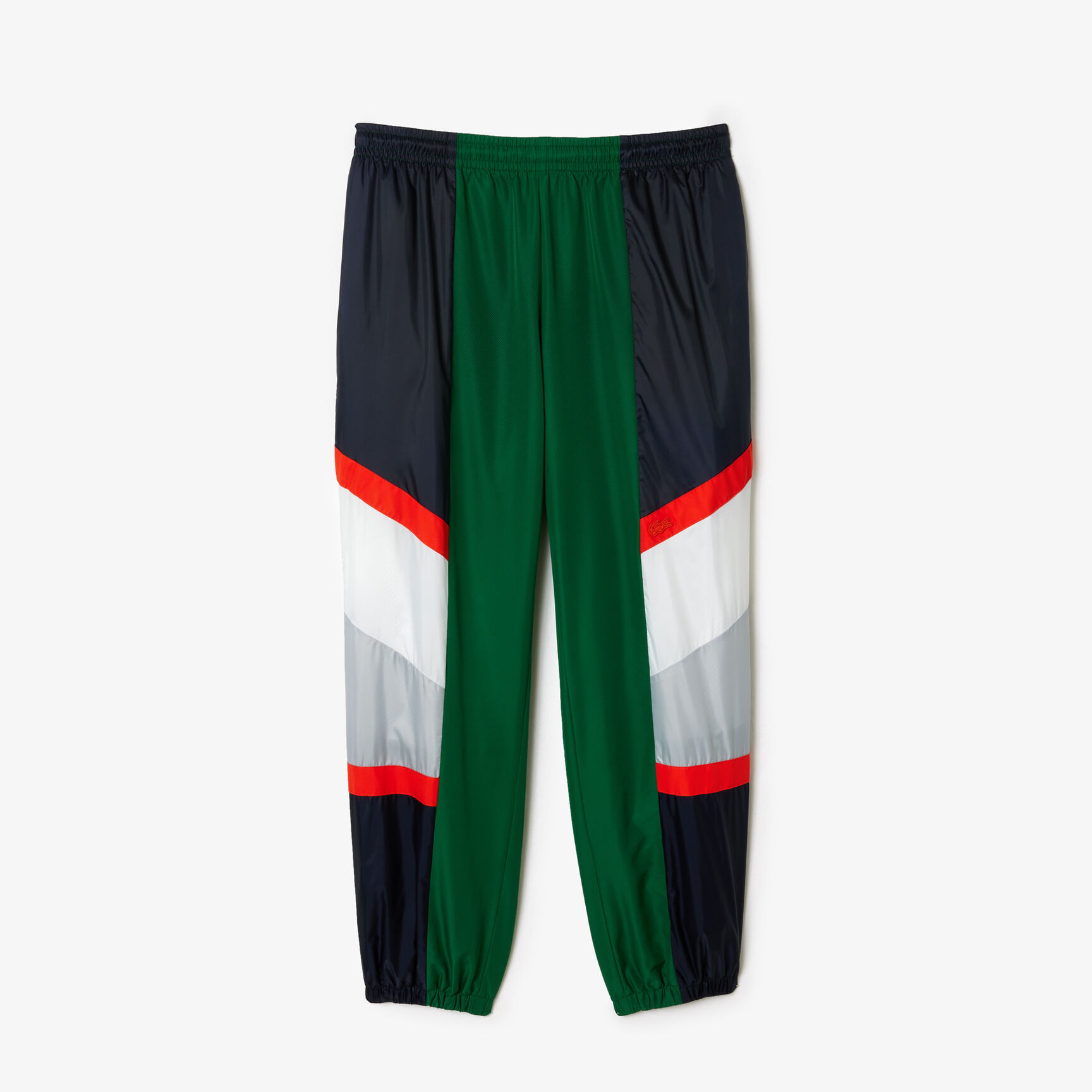 Mixed Material Colourblock Sportsuit Track Pants - XH1624-00-QIU
