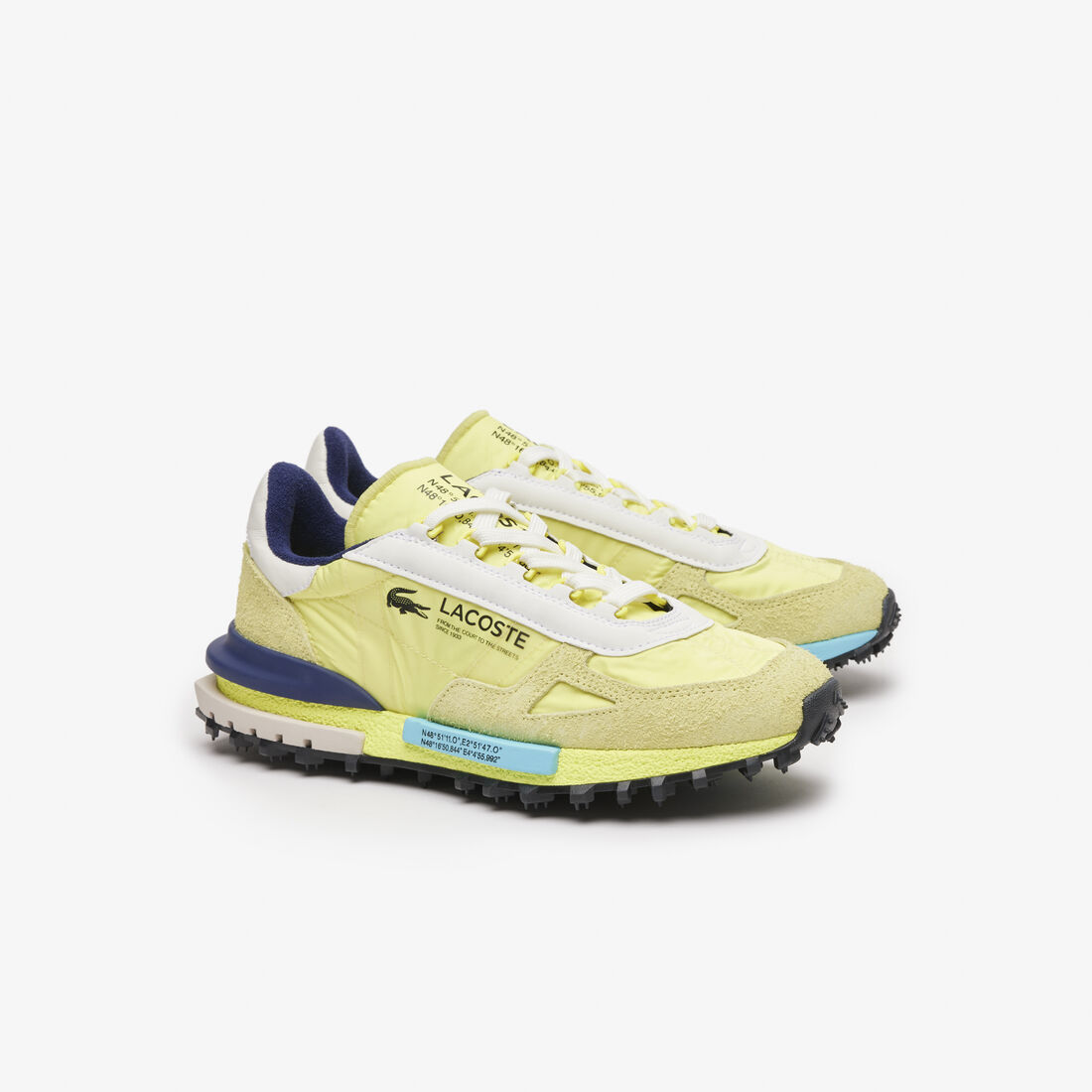 Men's Elite Active Branded Textile Trainers - 46SMA0008-4J6