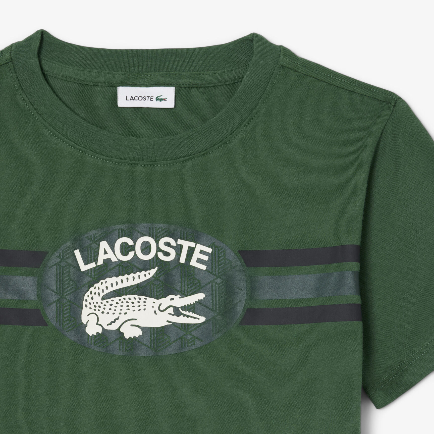 Monogram Print Cotton T-shirt Monogram Print Cotton T-shirt - TJ0850-00-132